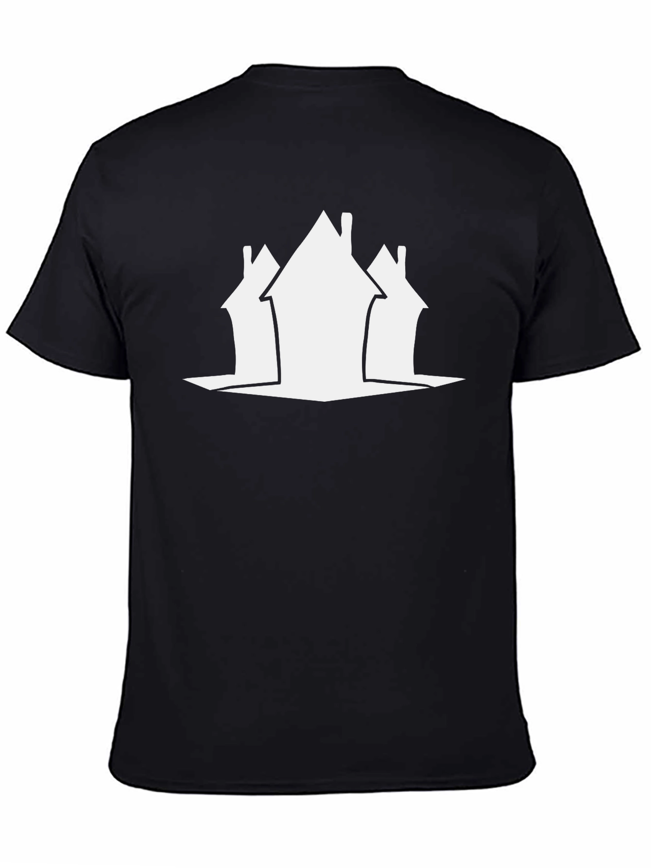 Abstract Houses Graphic Tee - Modern Streetwear