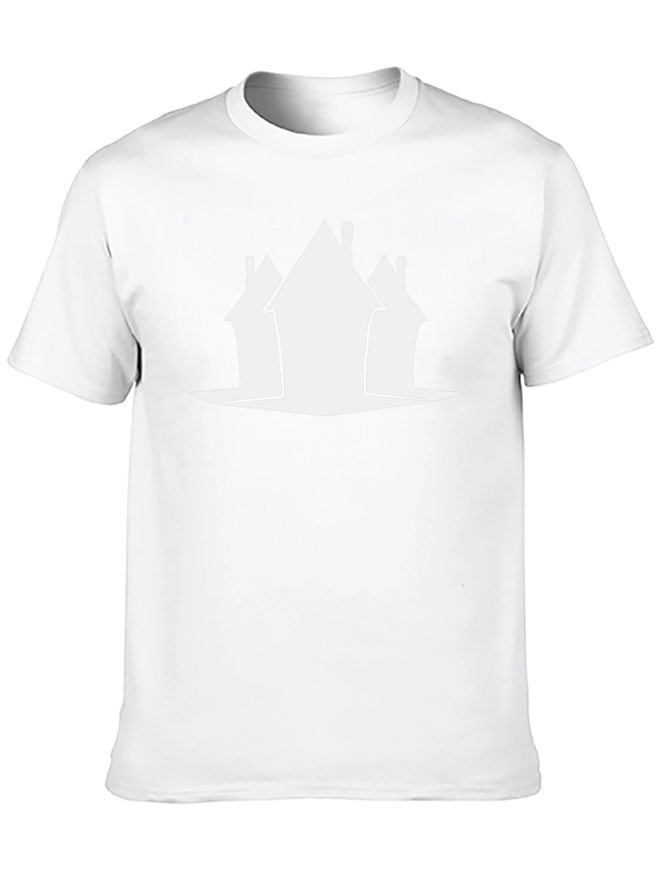 Abstract Houses Graphic Tee - Modern Streetwear