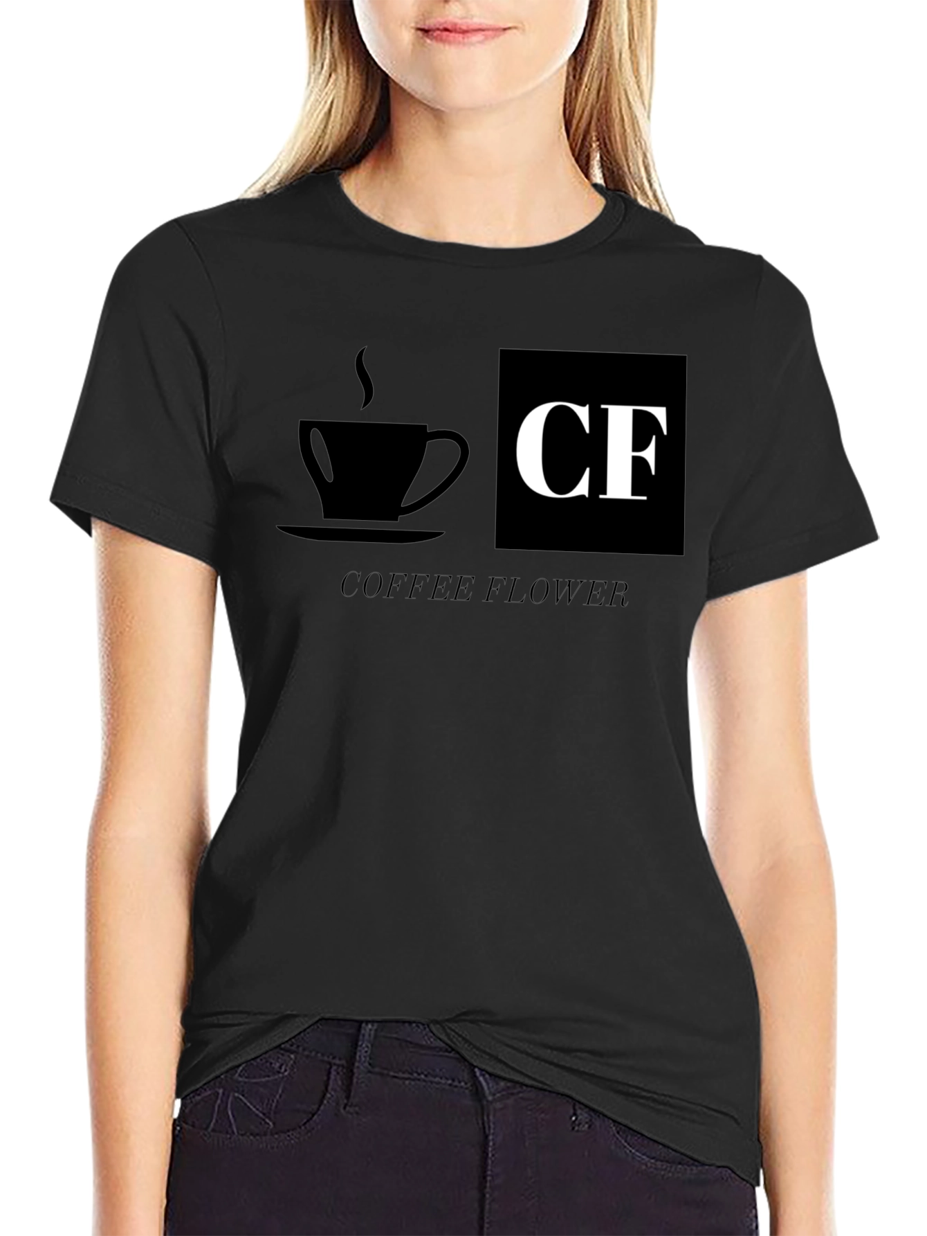 Coffee Flower Graphic T-Shirt