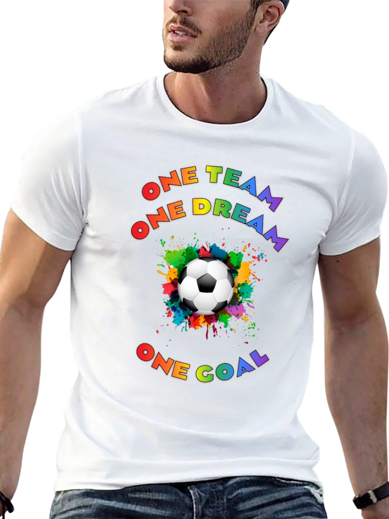 One Team Soccer Graphic Tee