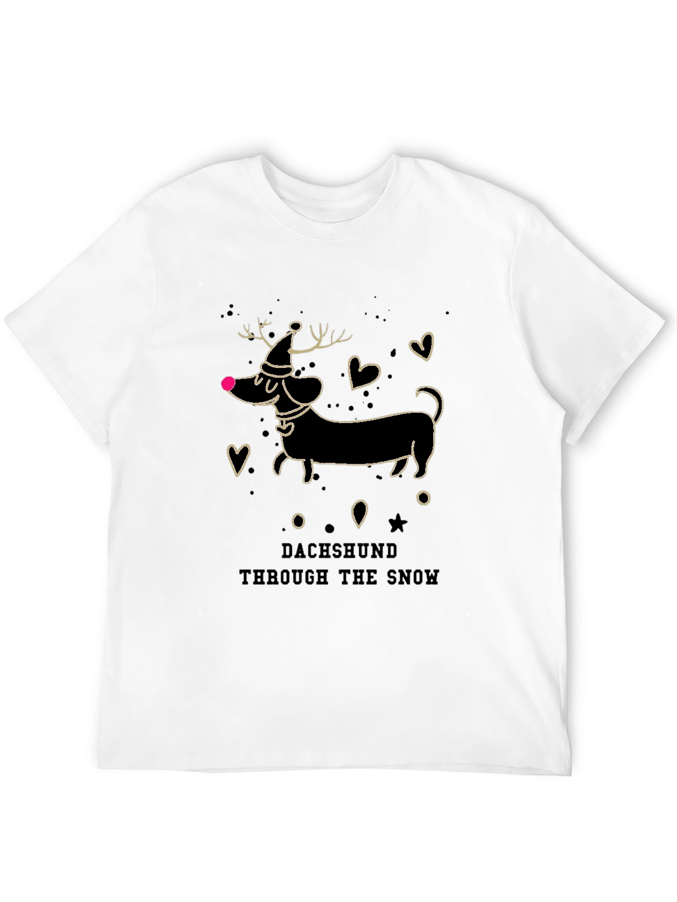Dachshund Through the Snow Tee