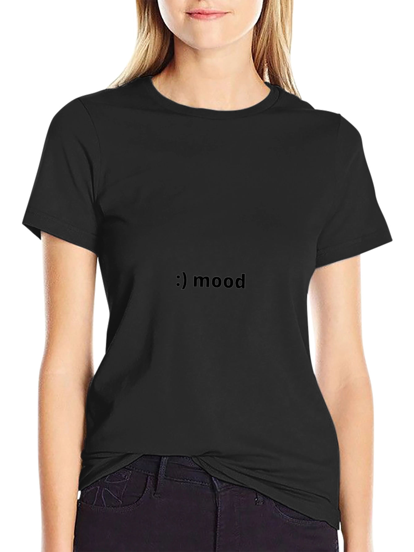 Mood Graphic Black T-Shirt