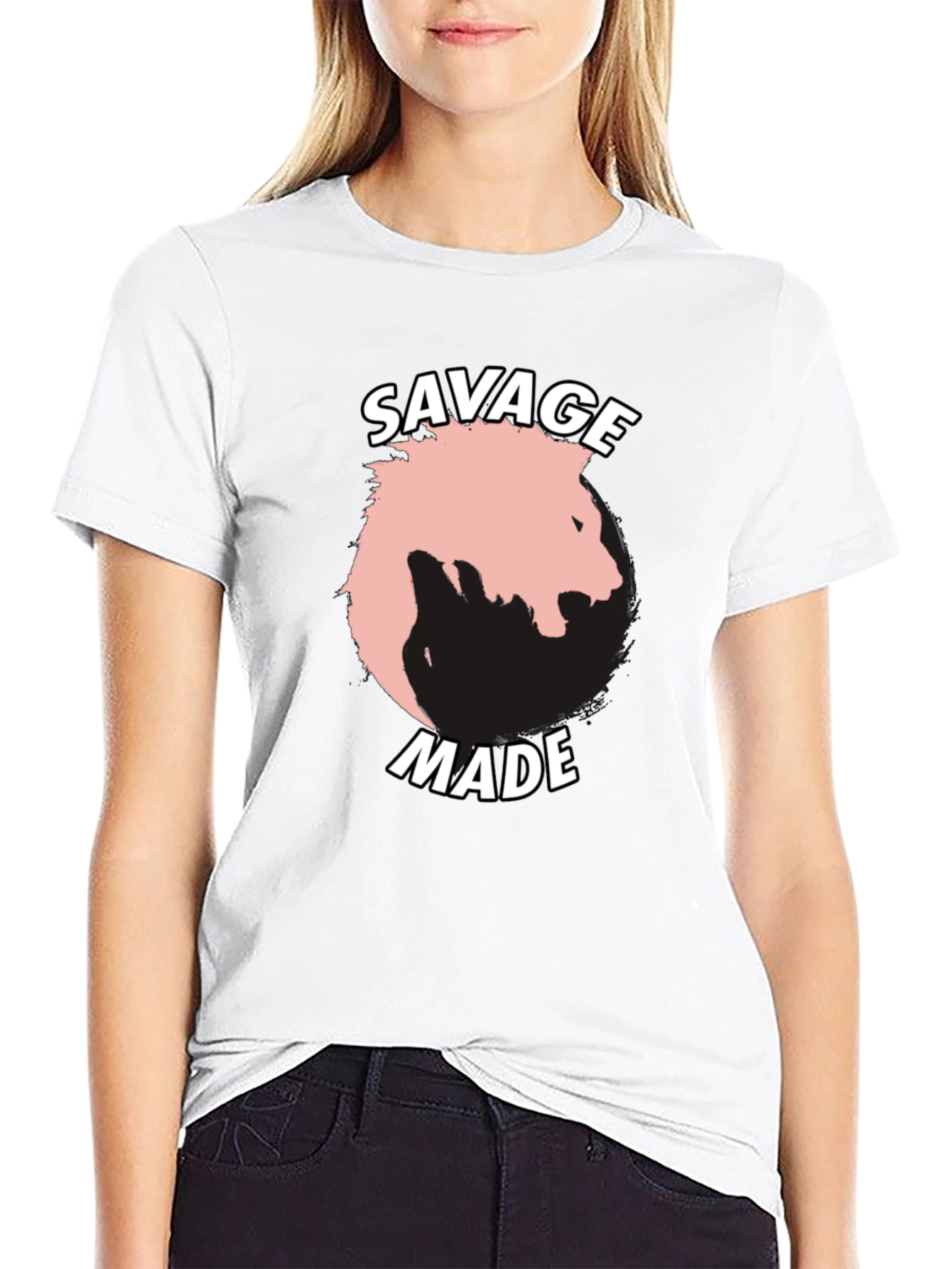 Savage Made Graphic Print Tee
