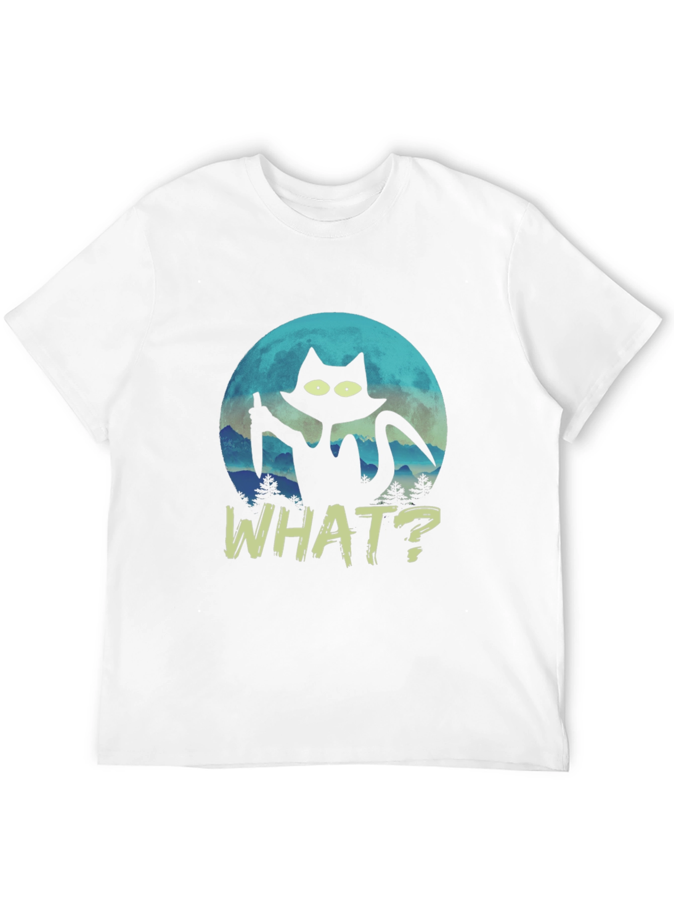Black Cat Knife T-Shirt - What?