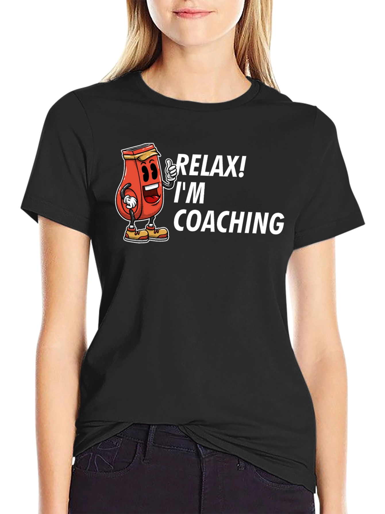 Relax! Im Coaching T-Shirt - Funny Cartoon Design