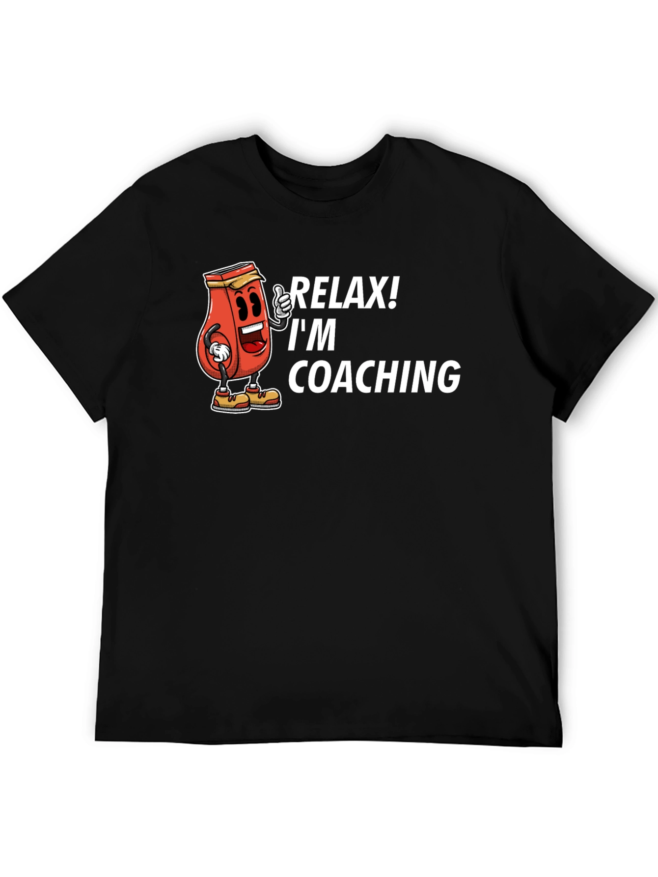 Relax! Im Coaching T-Shirt - Funny Cartoon Design