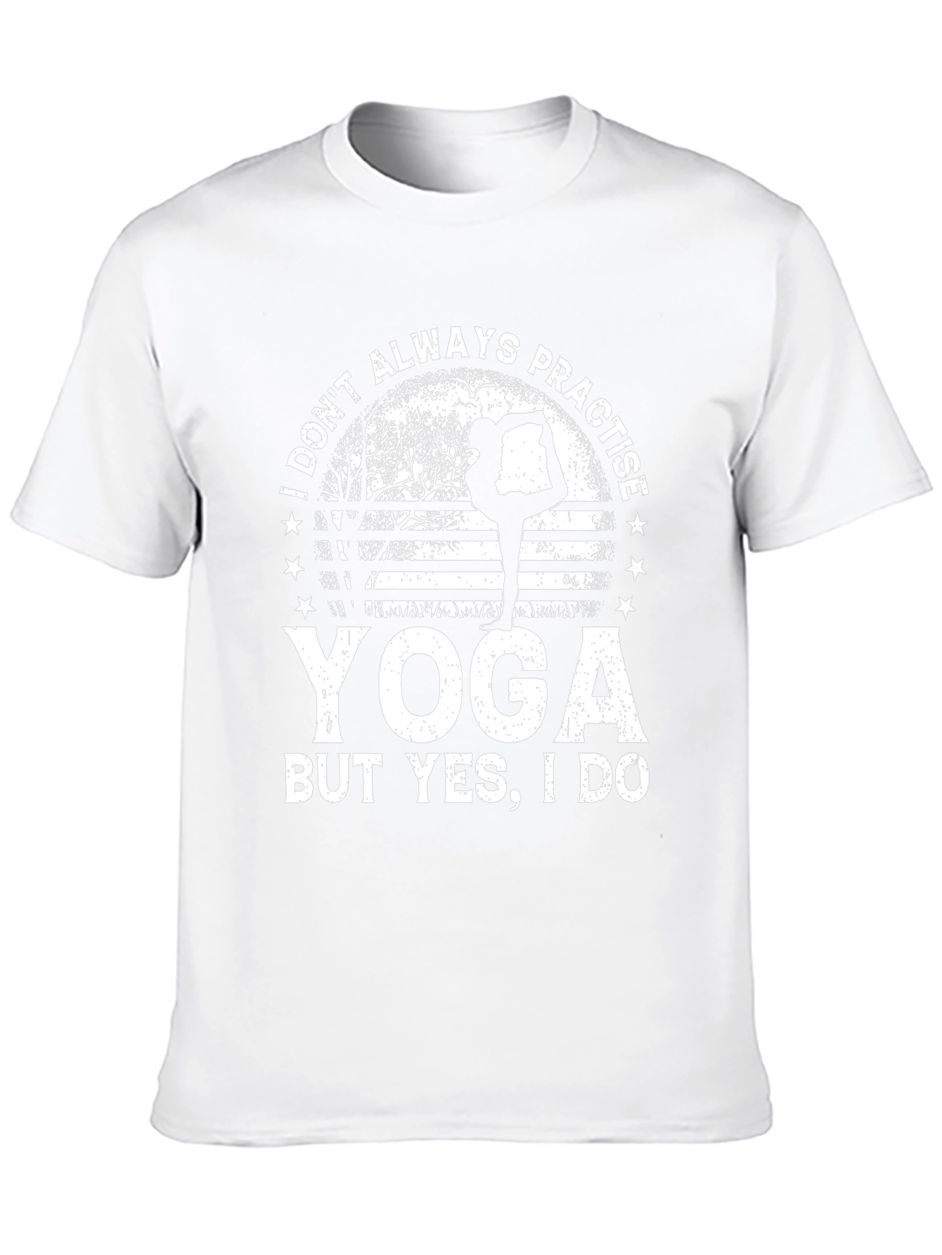 Yoga Graphic T-Shirt - Practice Makes Perfect!