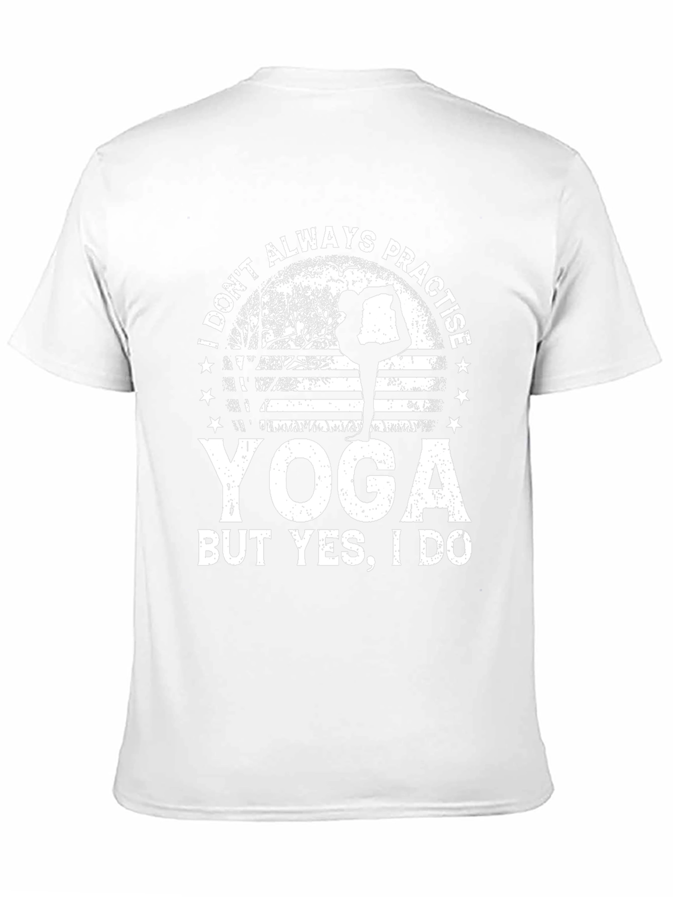 Yoga Graphic T-Shirt - Practice Makes Perfect!