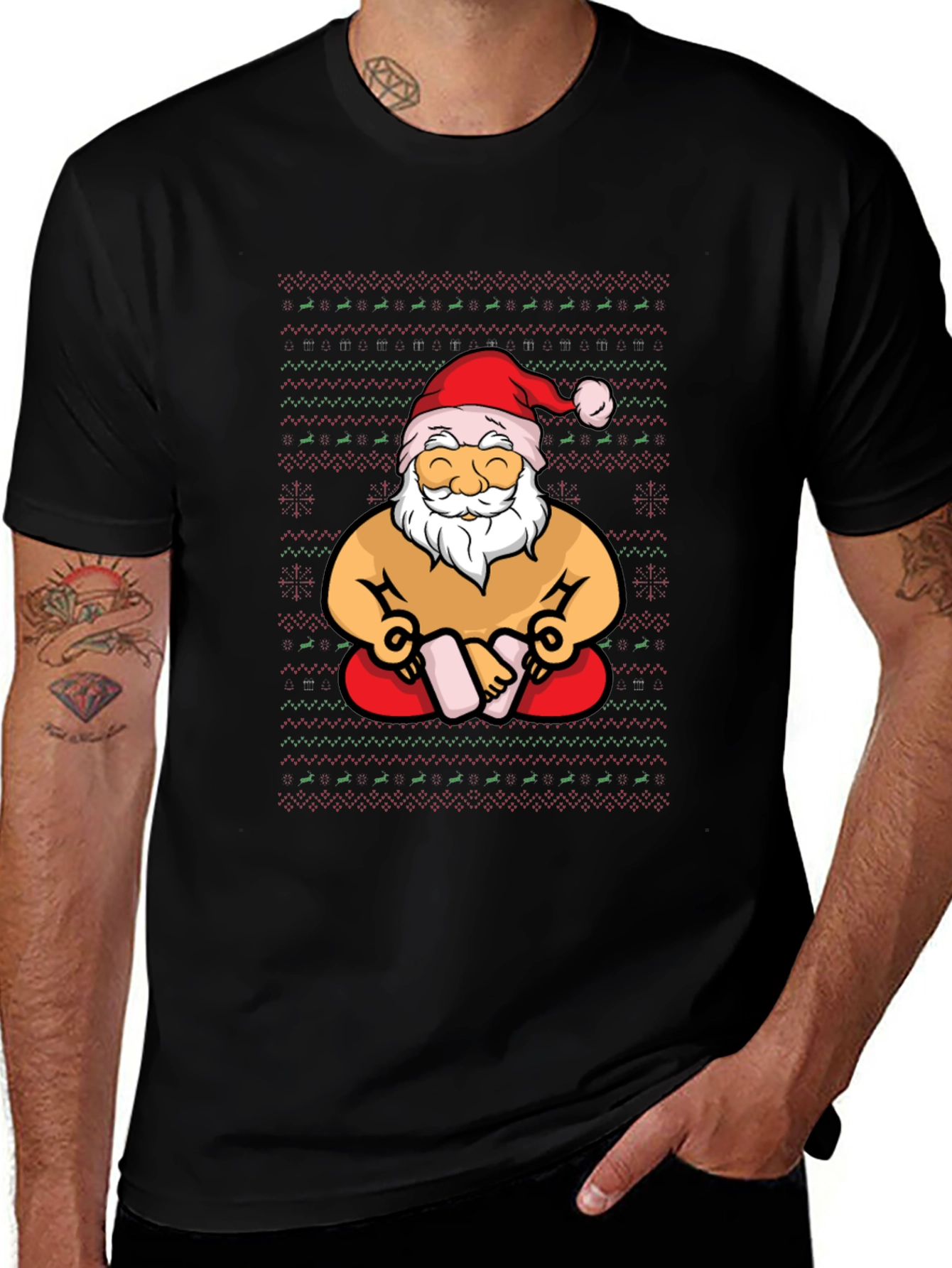 Santa Claus Ugly Christmas T-Shirt