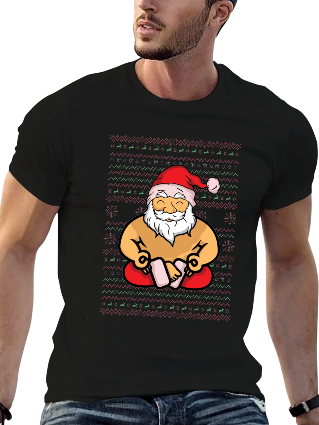 Santa Claus Ugly Christmas T-Shirt