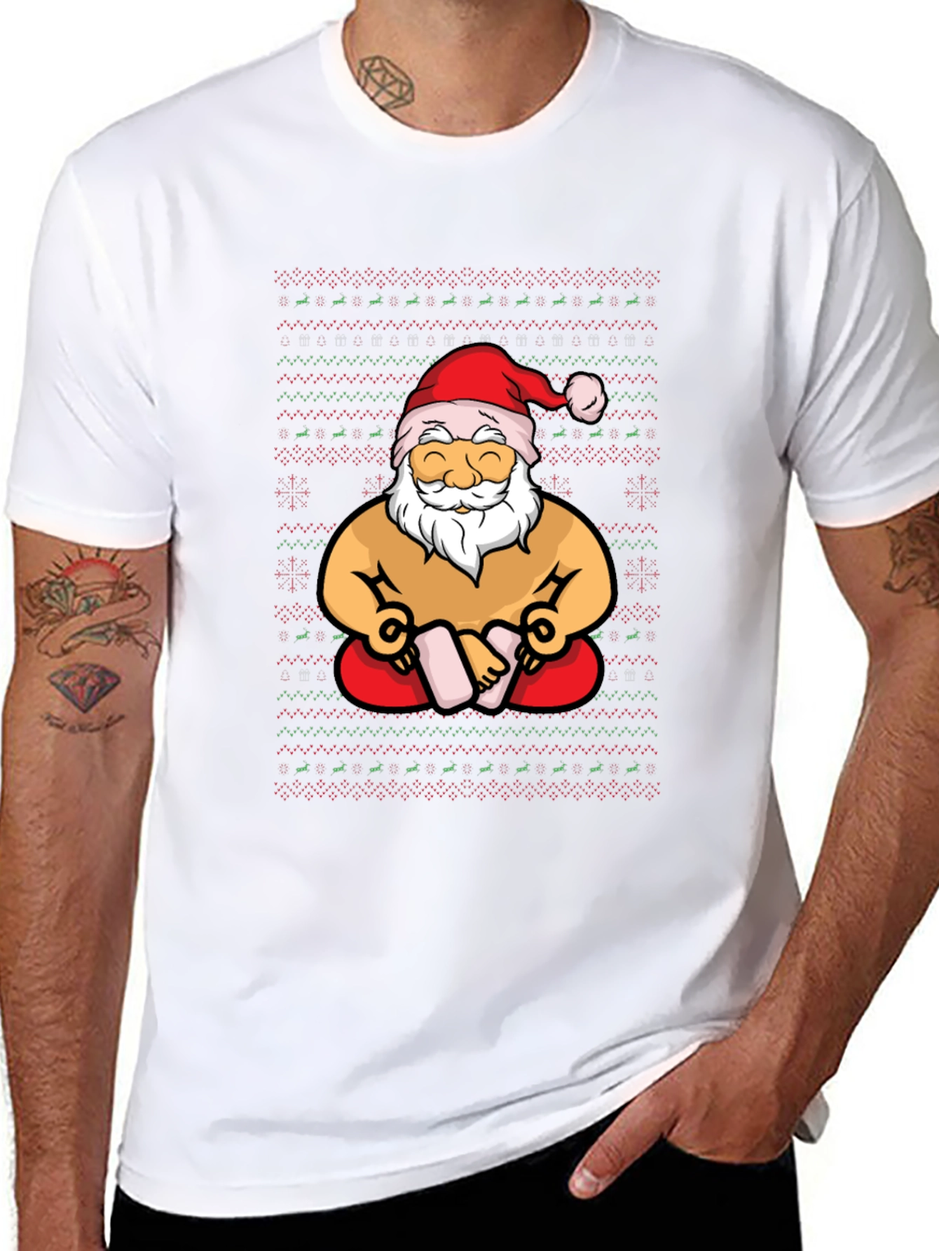 Santa Claus Ugly Christmas T-Shirt