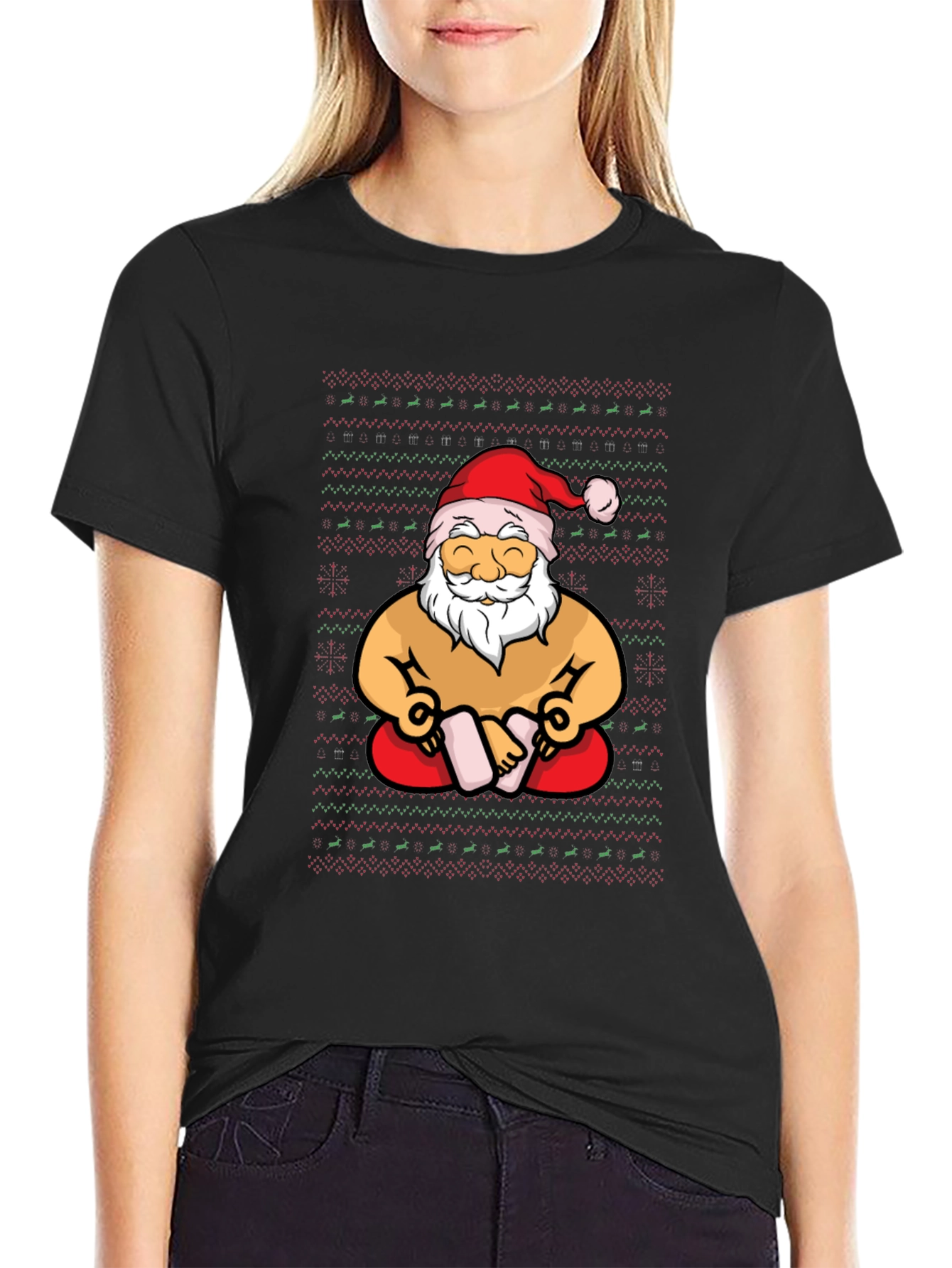 Santa Claus Ugly Christmas T-Shirt