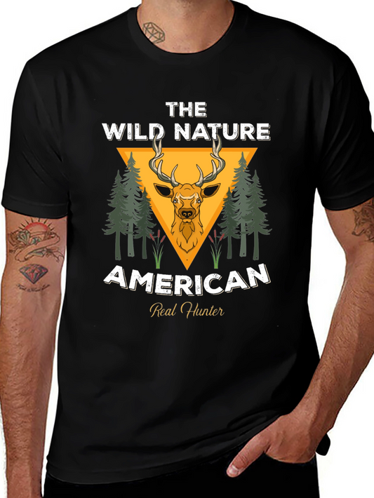 American Real Hunter Graphic T-Shirt