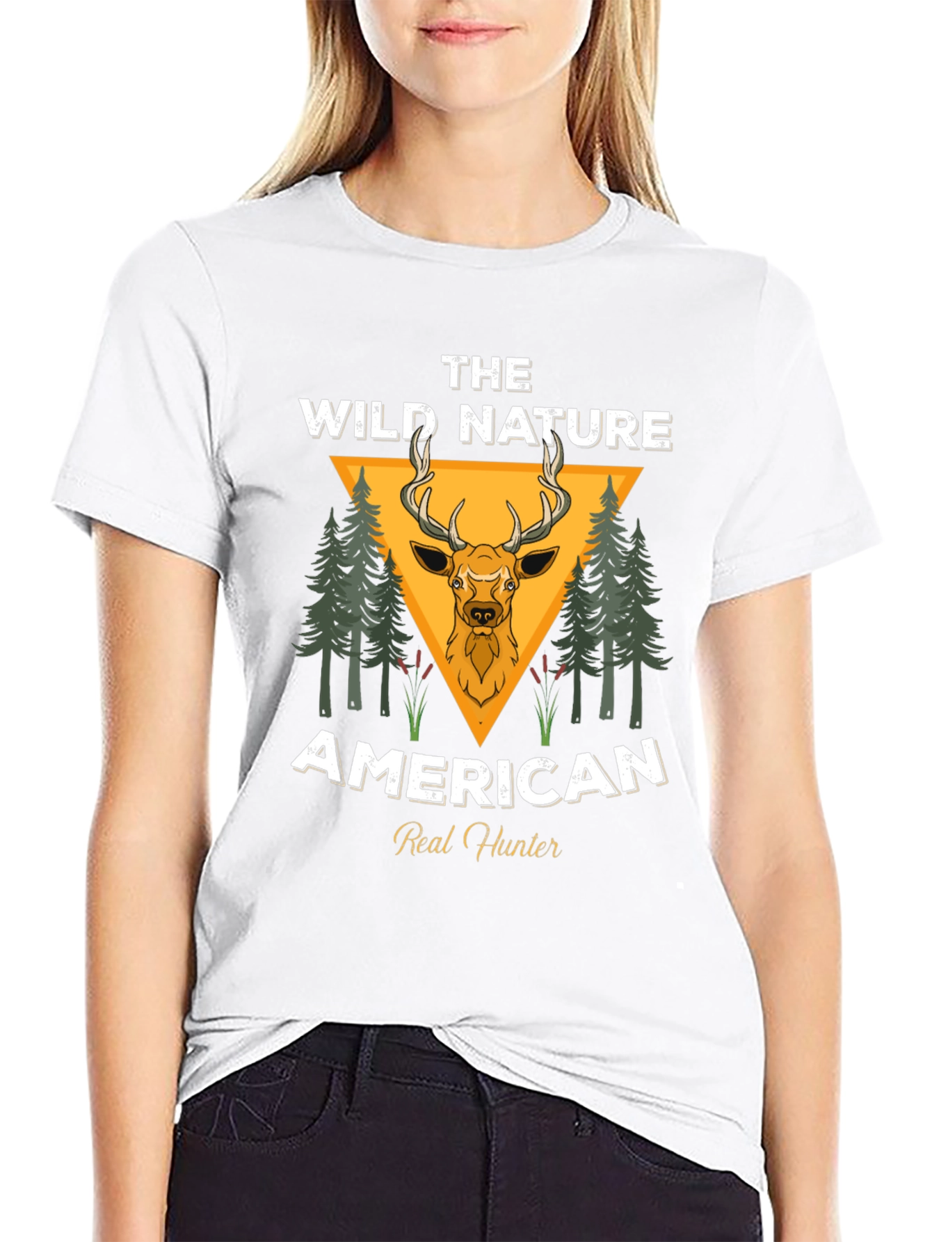 American Real Hunter Graphic T-Shirt