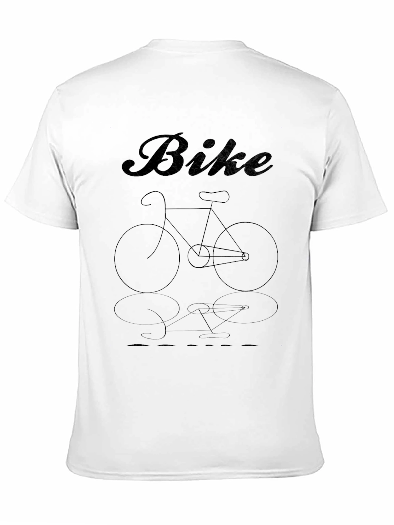 Bike Graphic Tee - Stylish Black Cotton T-Shirt