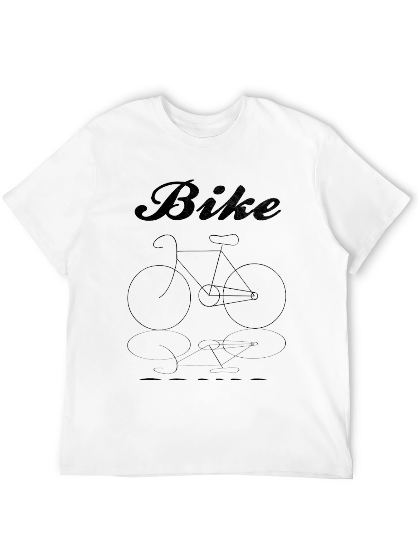 Bike Graphic Tee - Stylish Black Cotton T-Shirt
