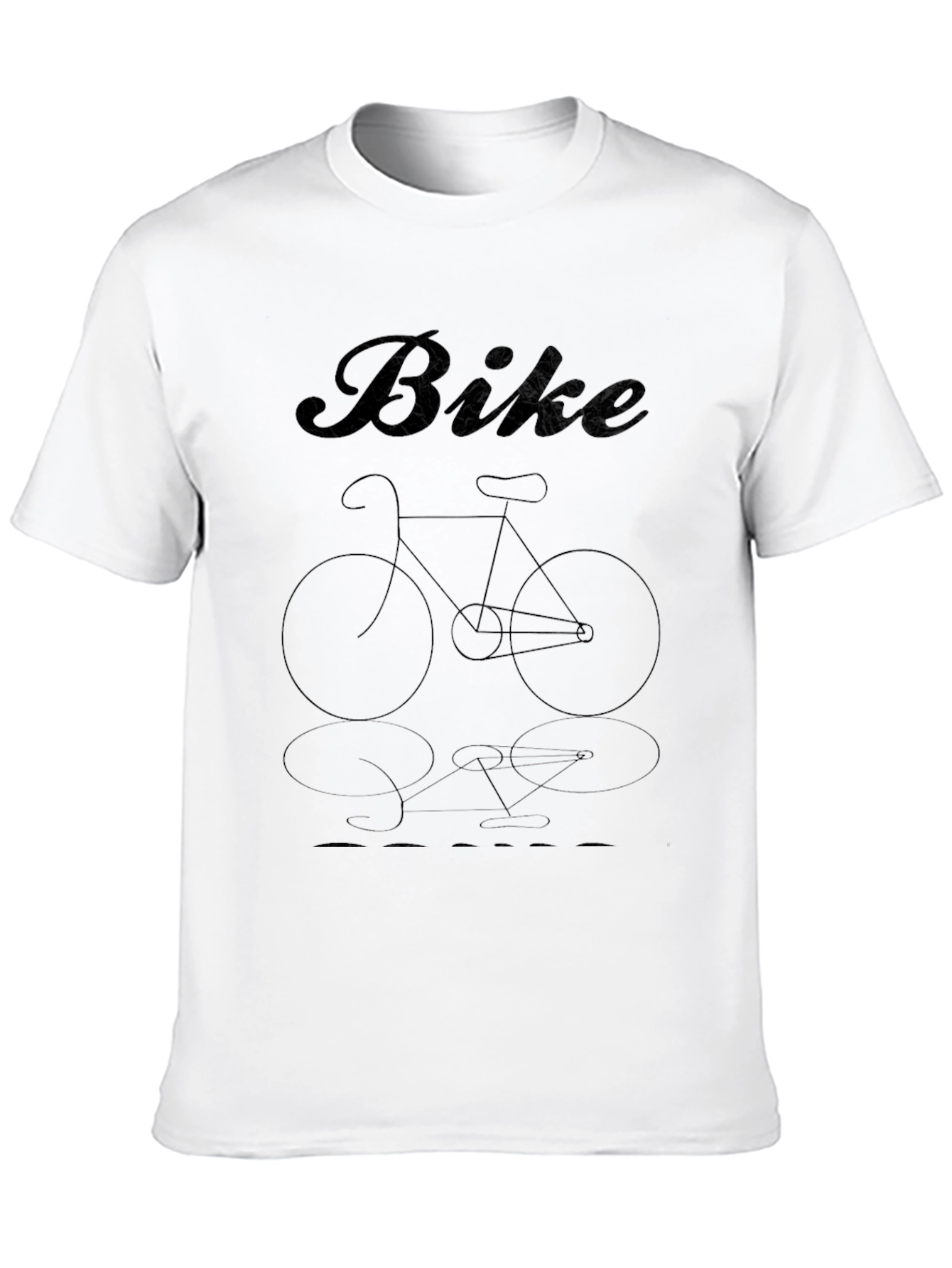 Bike Graphic Tee - Stylish Black Cotton T-Shirt