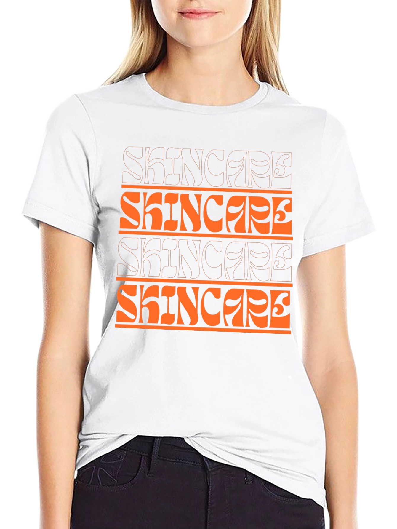 Skincare Graphic Print T-Shirt