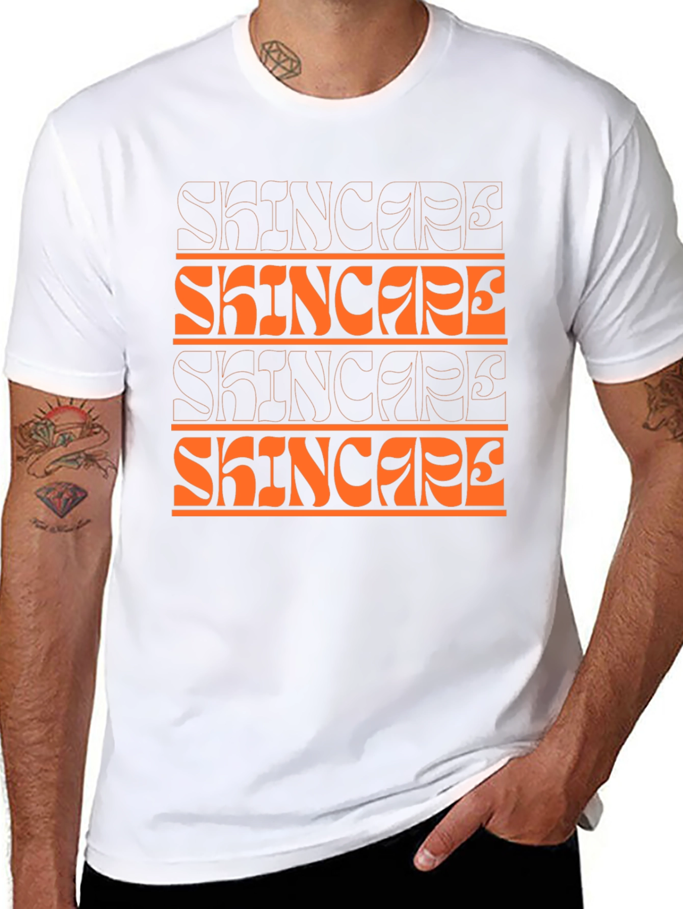 Skincare Graphic Print T-Shirt