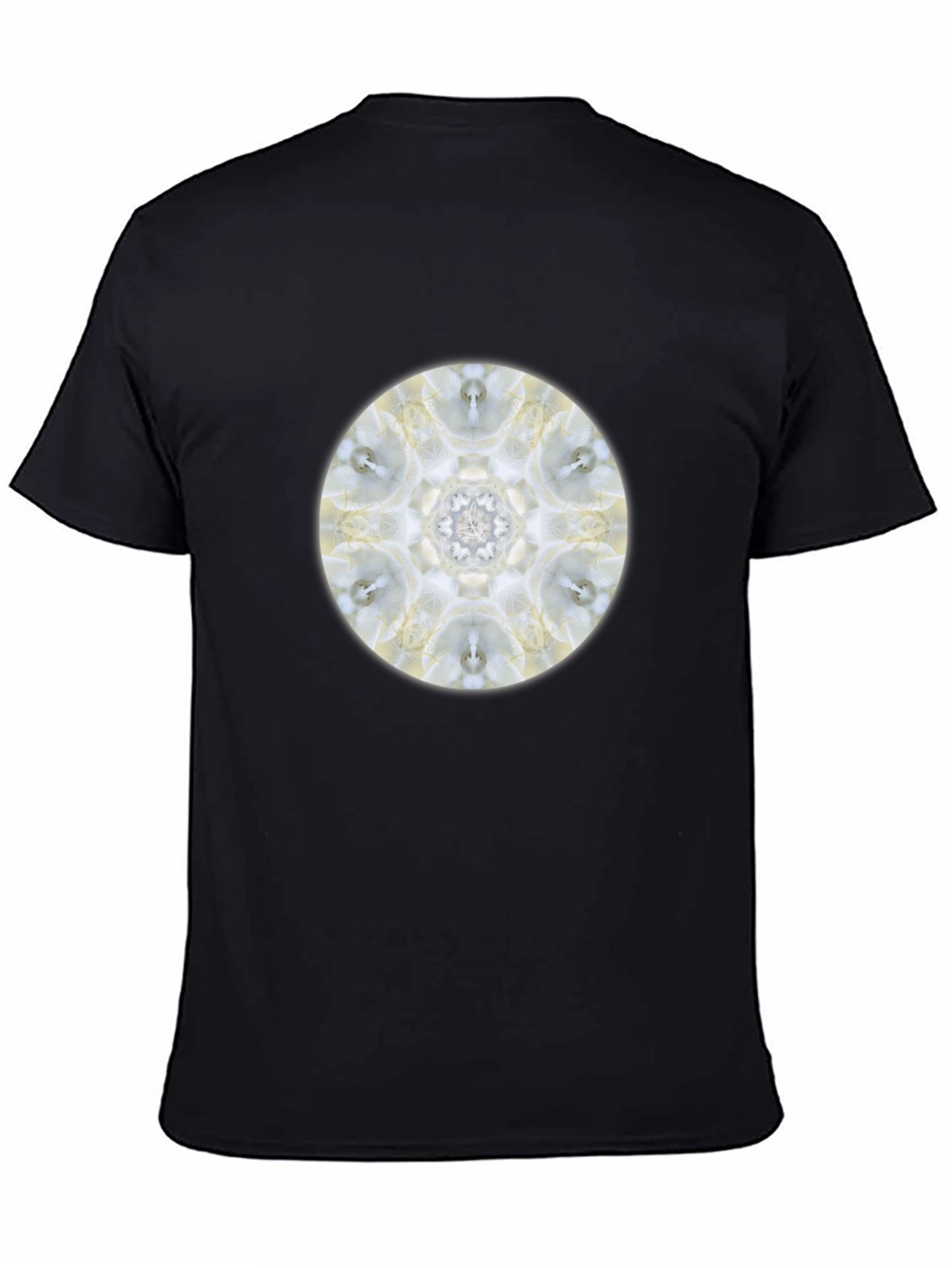 Kaleidoscope Print Black T-Shirt