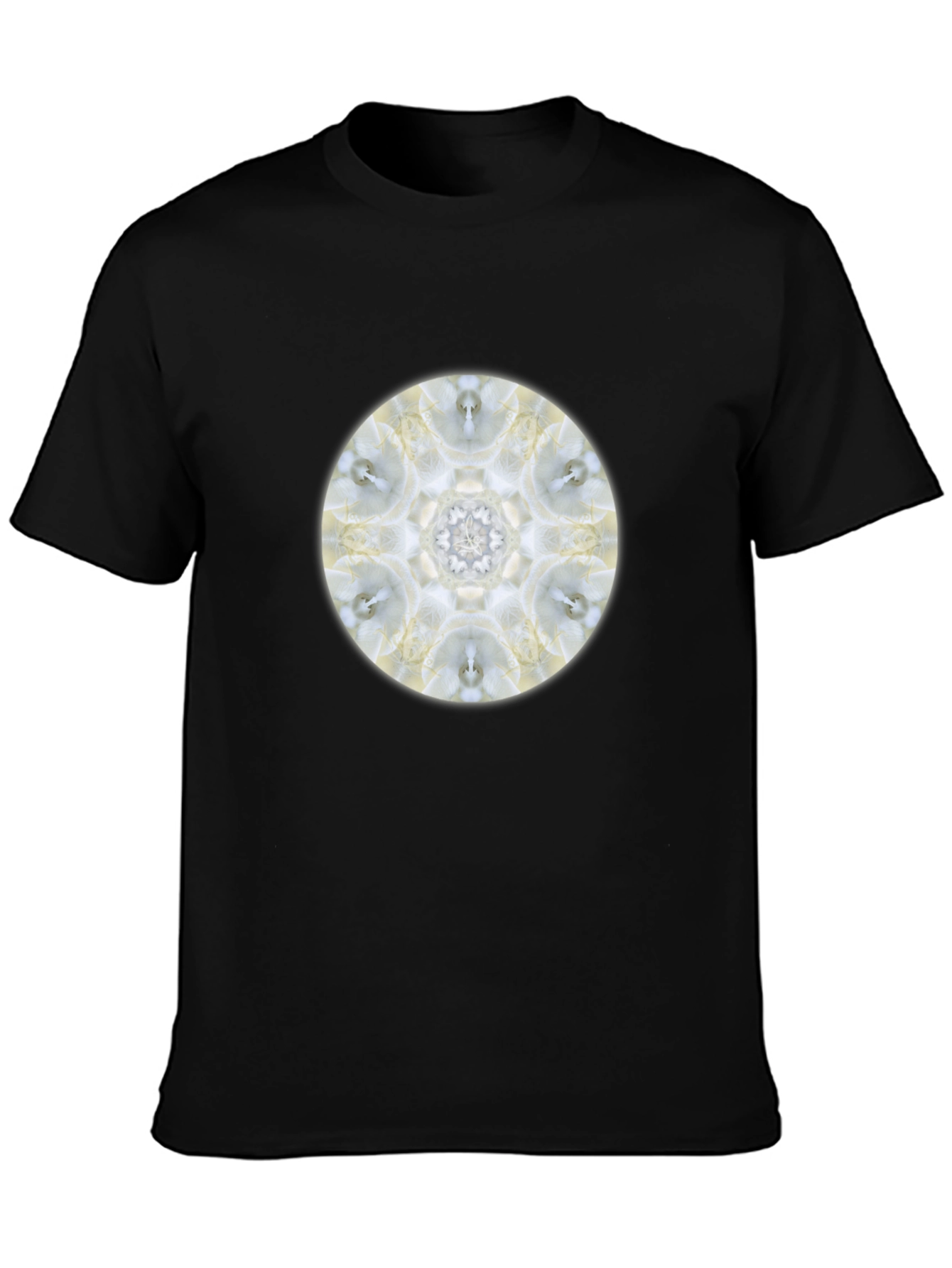 Kaleidoscope Print Black T-Shirt