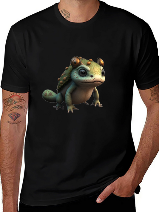 Frog Turtle Hybrid Graphic Tee - Unique Animal Design