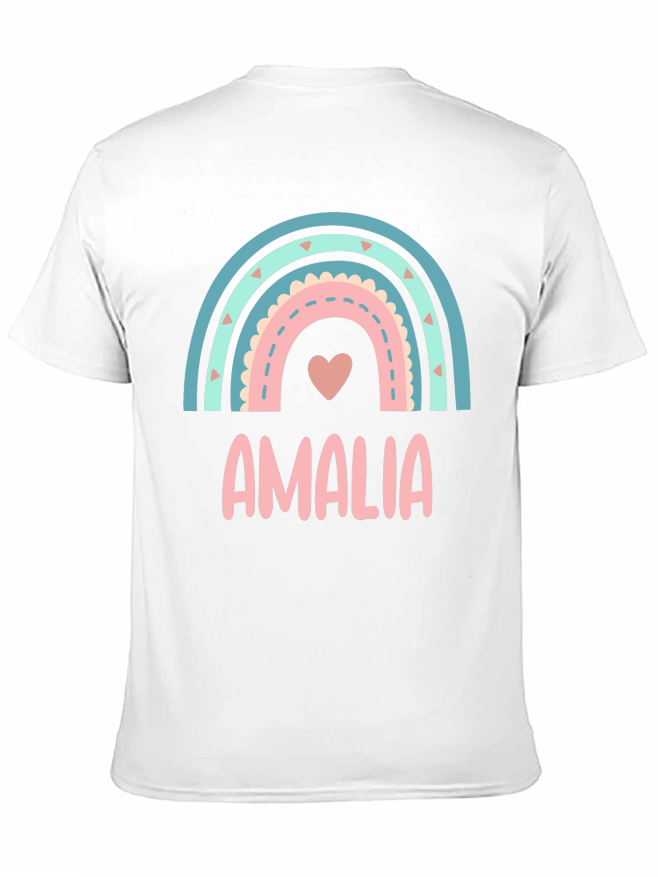 Amalia Rainbow Heart Graphic Tee