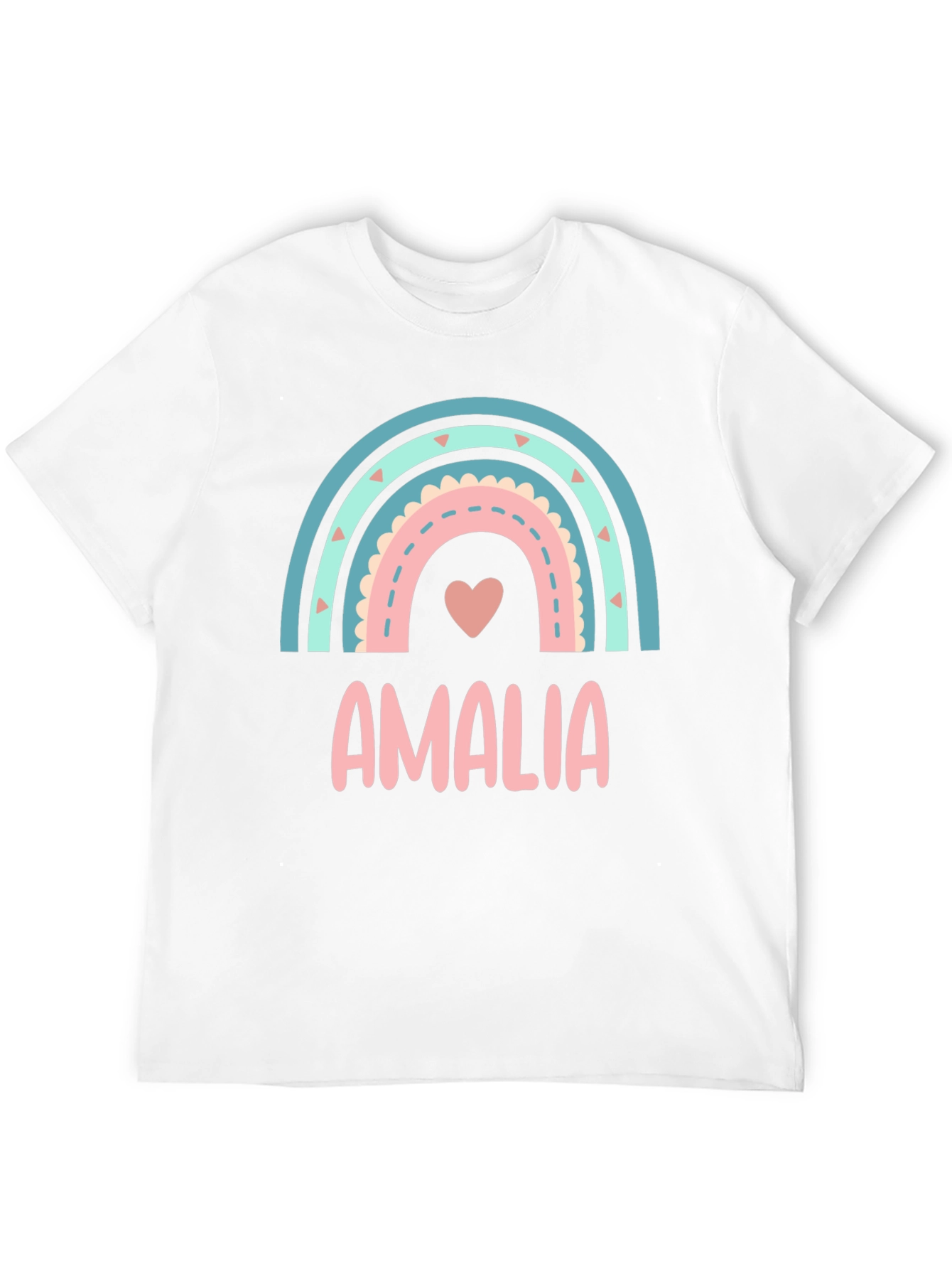 Amalia Rainbow Heart Graphic Tee