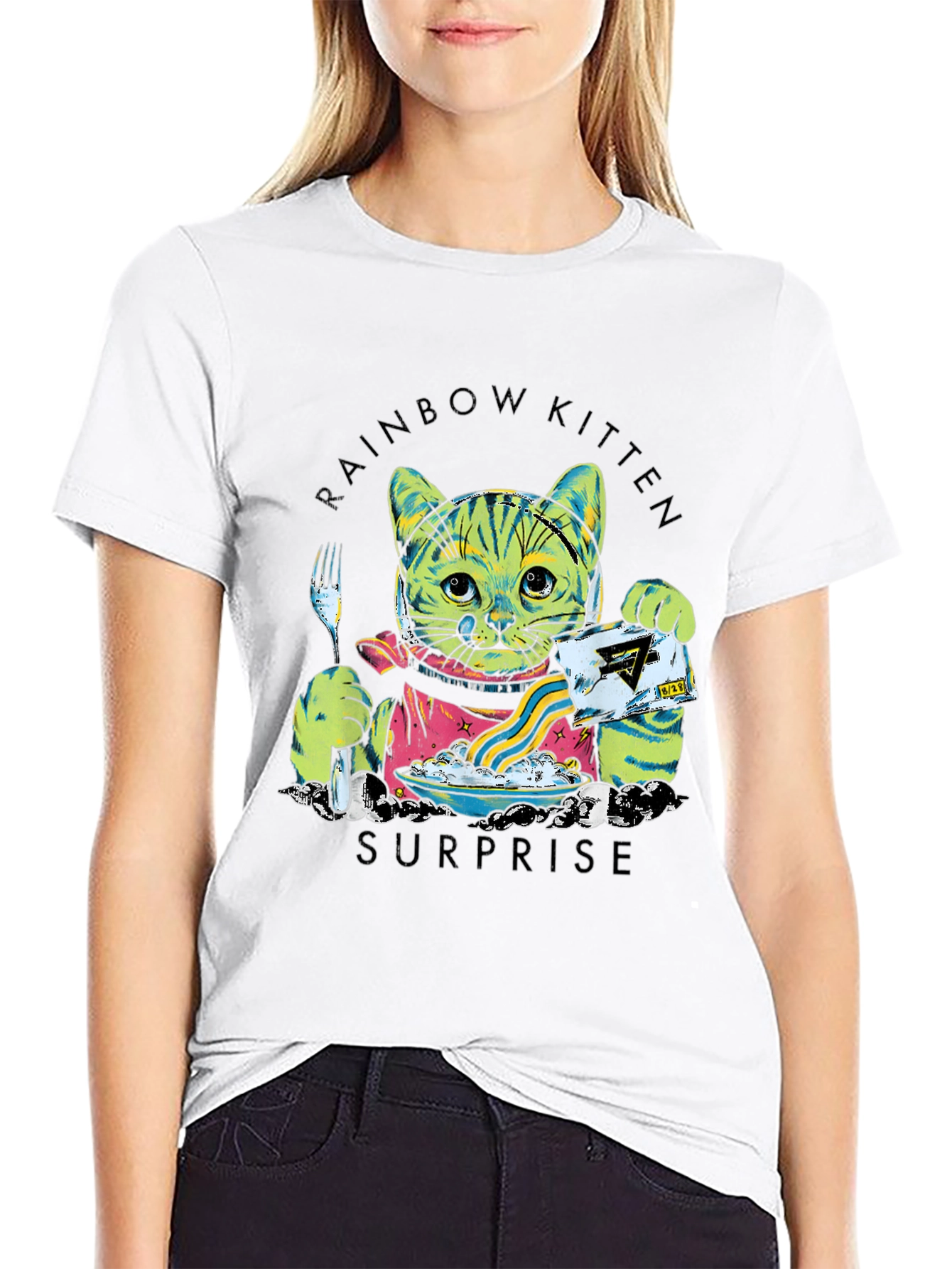 Rainbow Kitten Surprise Graphic Tee