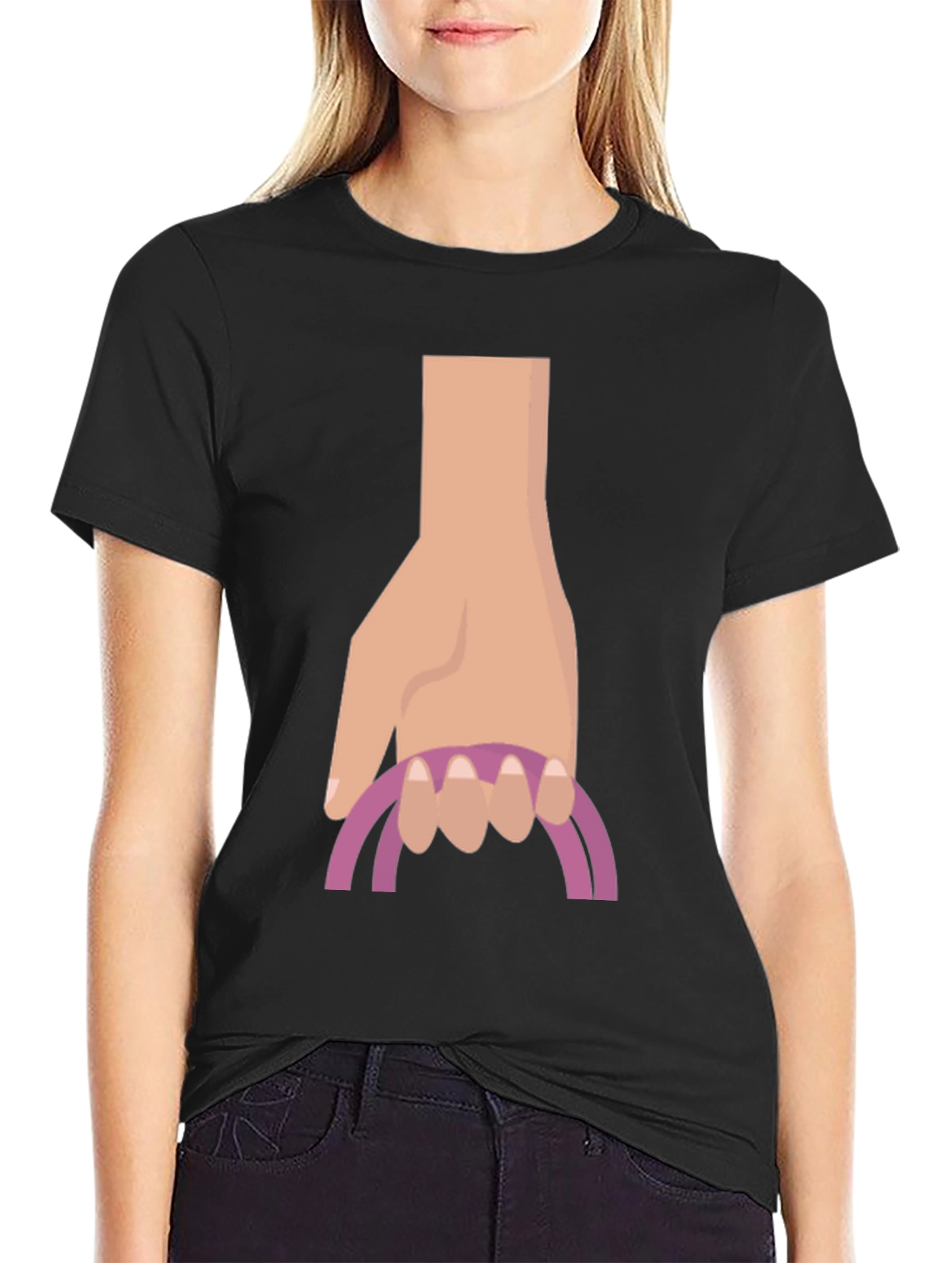 Hand Drawn Graphic Tee - Unique Novelty Design