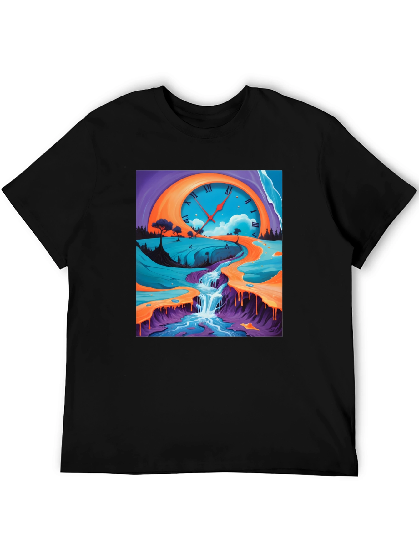 Surreal Time Landscape Graphic Tee