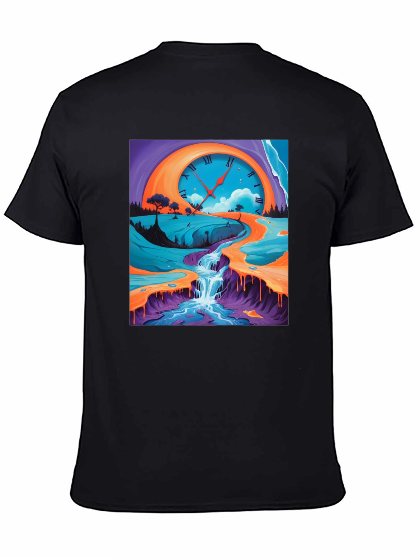 Surreal Time Landscape Graphic Tee