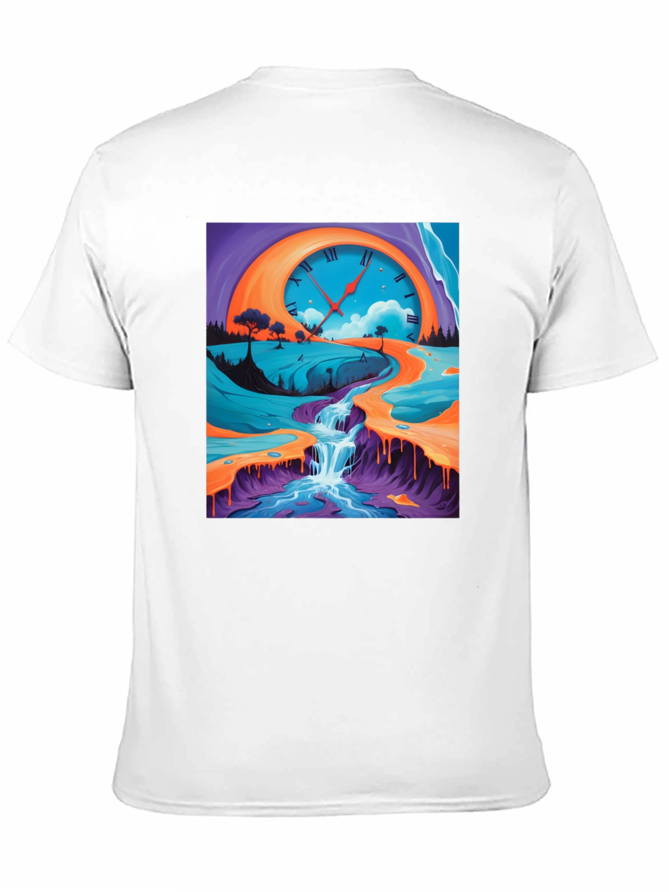 Surreal Time Landscape Graphic Tee