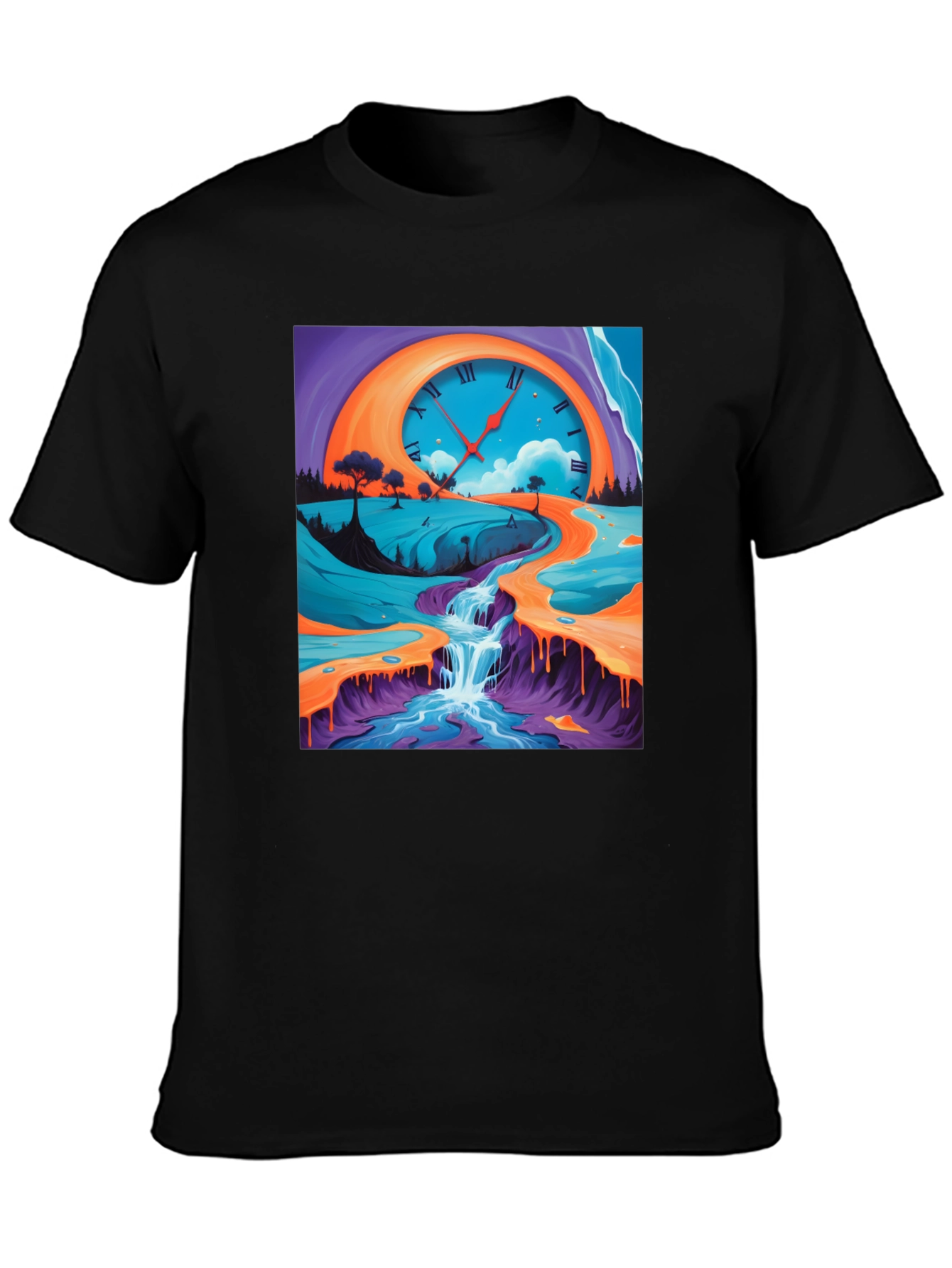 Surreal Time Landscape Graphic Tee