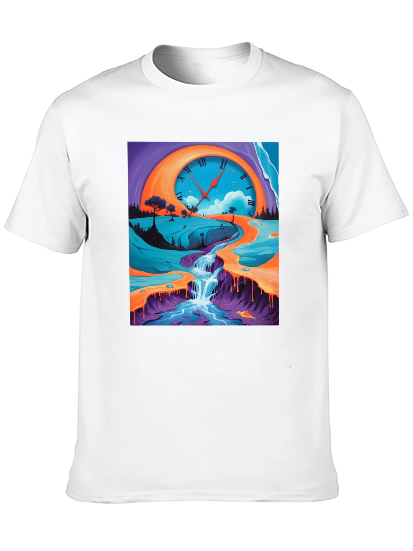 Surreal Time Landscape Graphic Tee