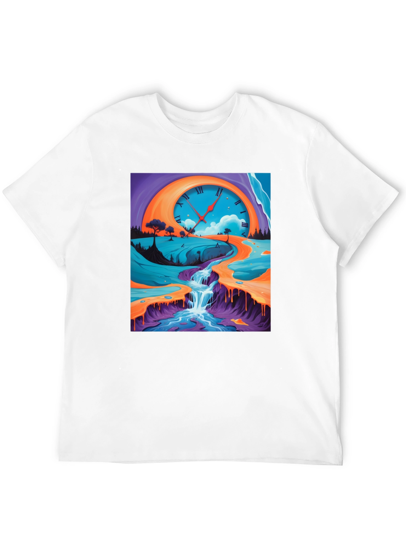 Surreal Time Landscape Graphic Tee