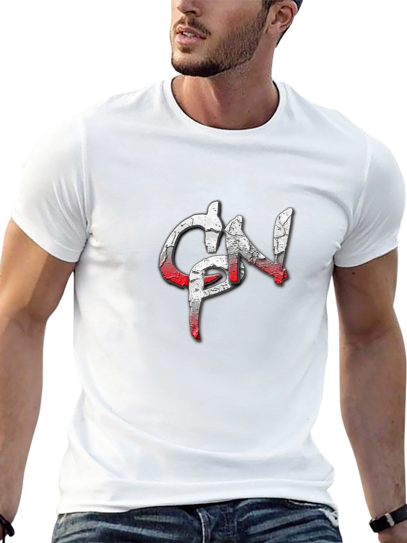 CPN Graphic Print Black T-Shirt