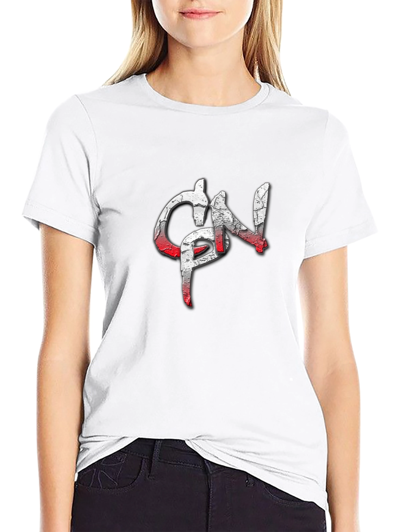 CPN Graphic Print Black T-Shirt