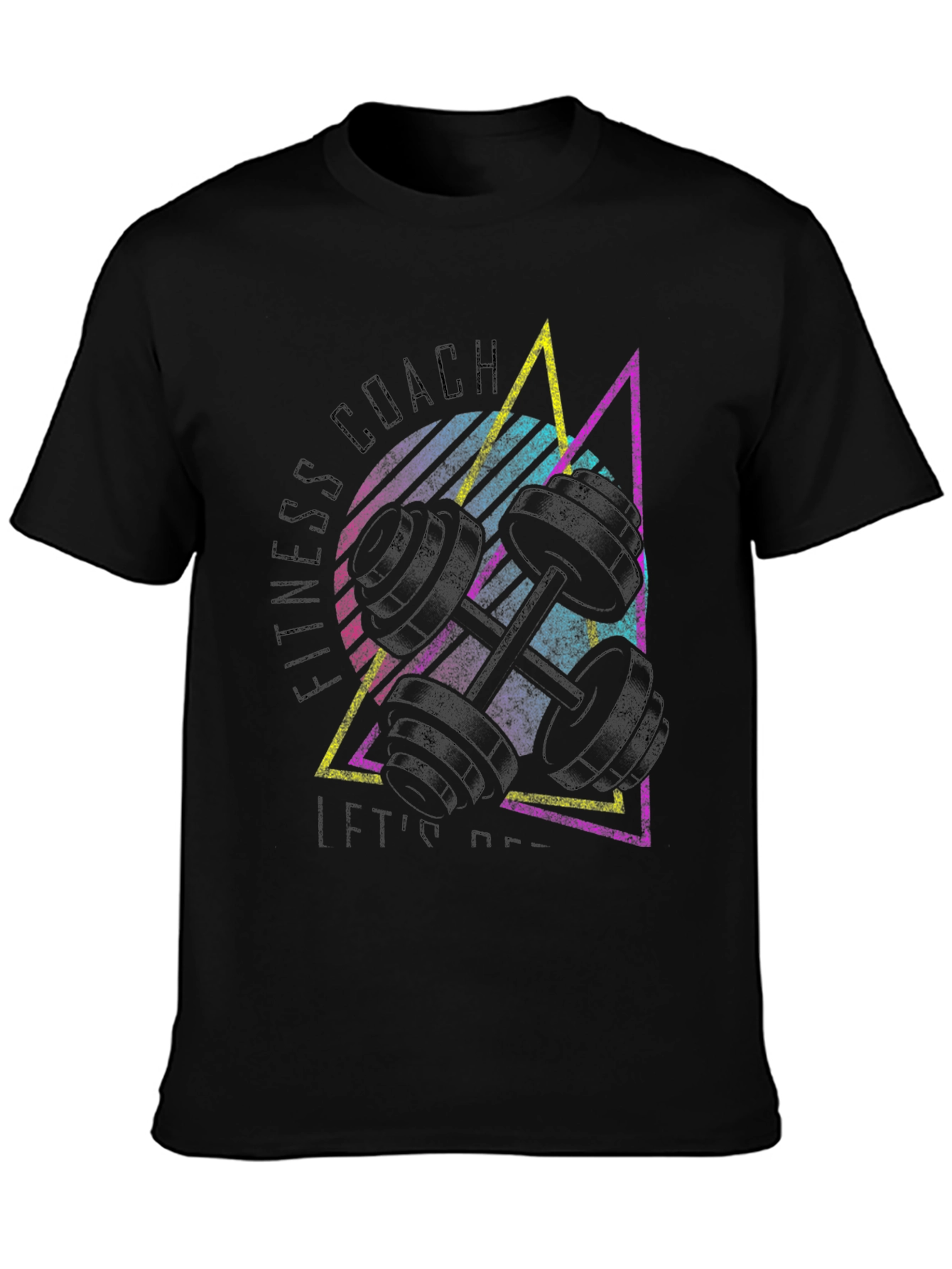 Fitness Coach Retro Graphic T-Shirt