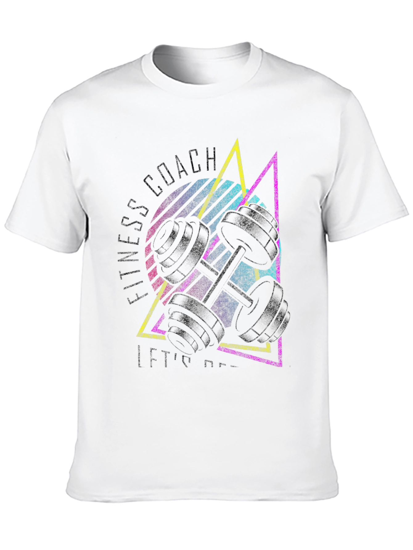 Fitness Coach Retro Graphic T-Shirt