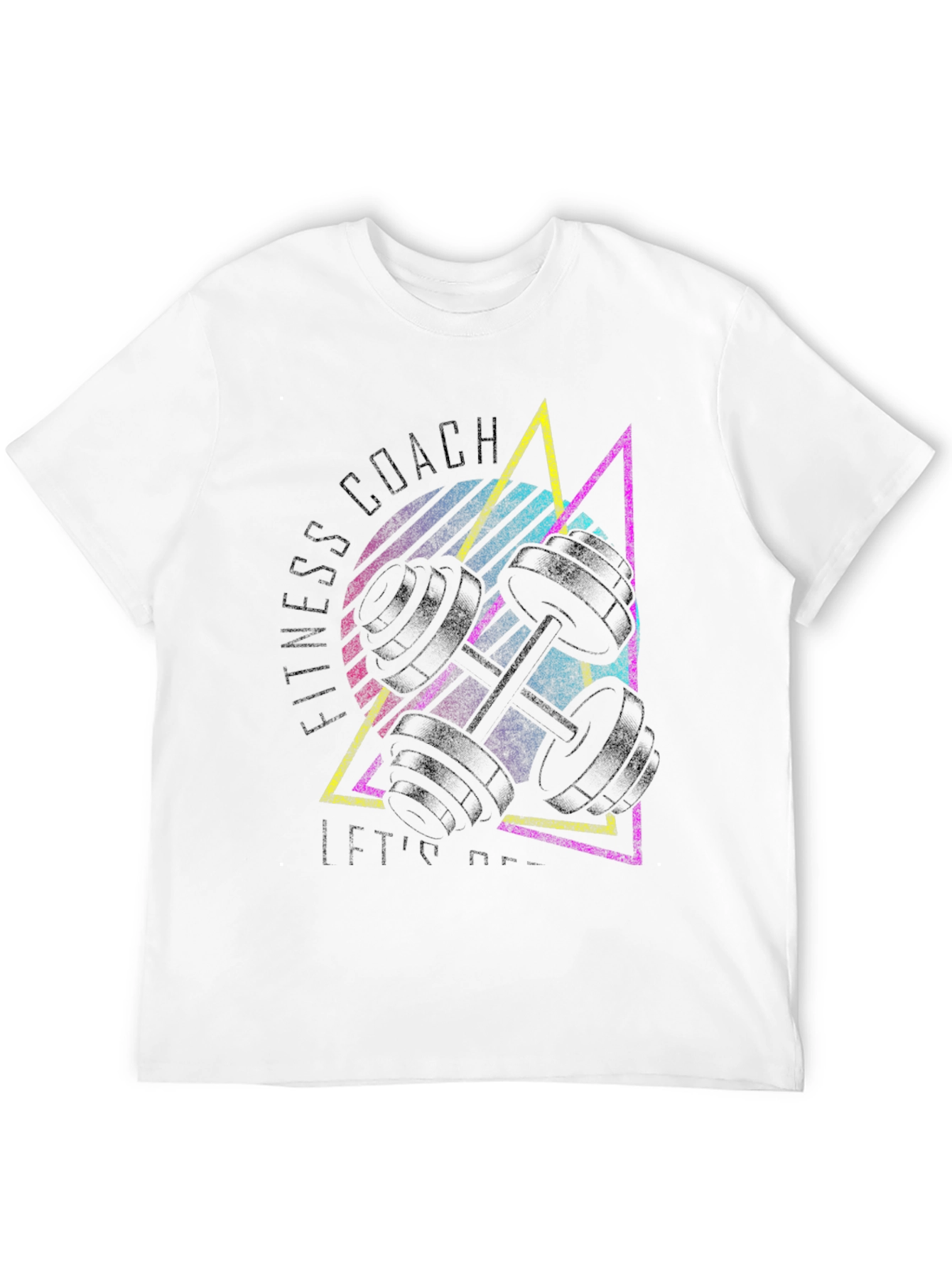 Fitness Coach Retro Graphic T-Shirt