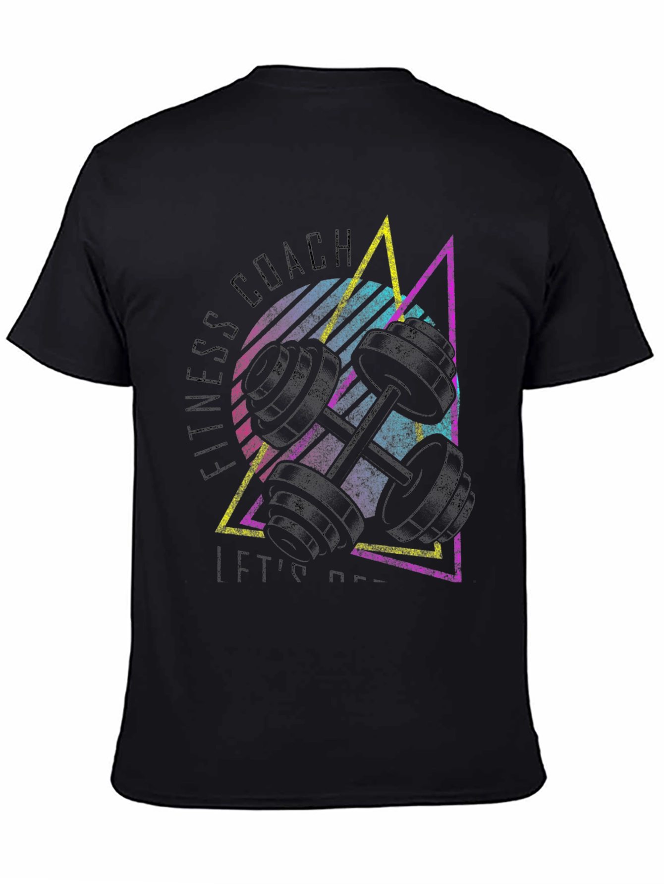 Fitness Coach Retro Graphic T-Shirt