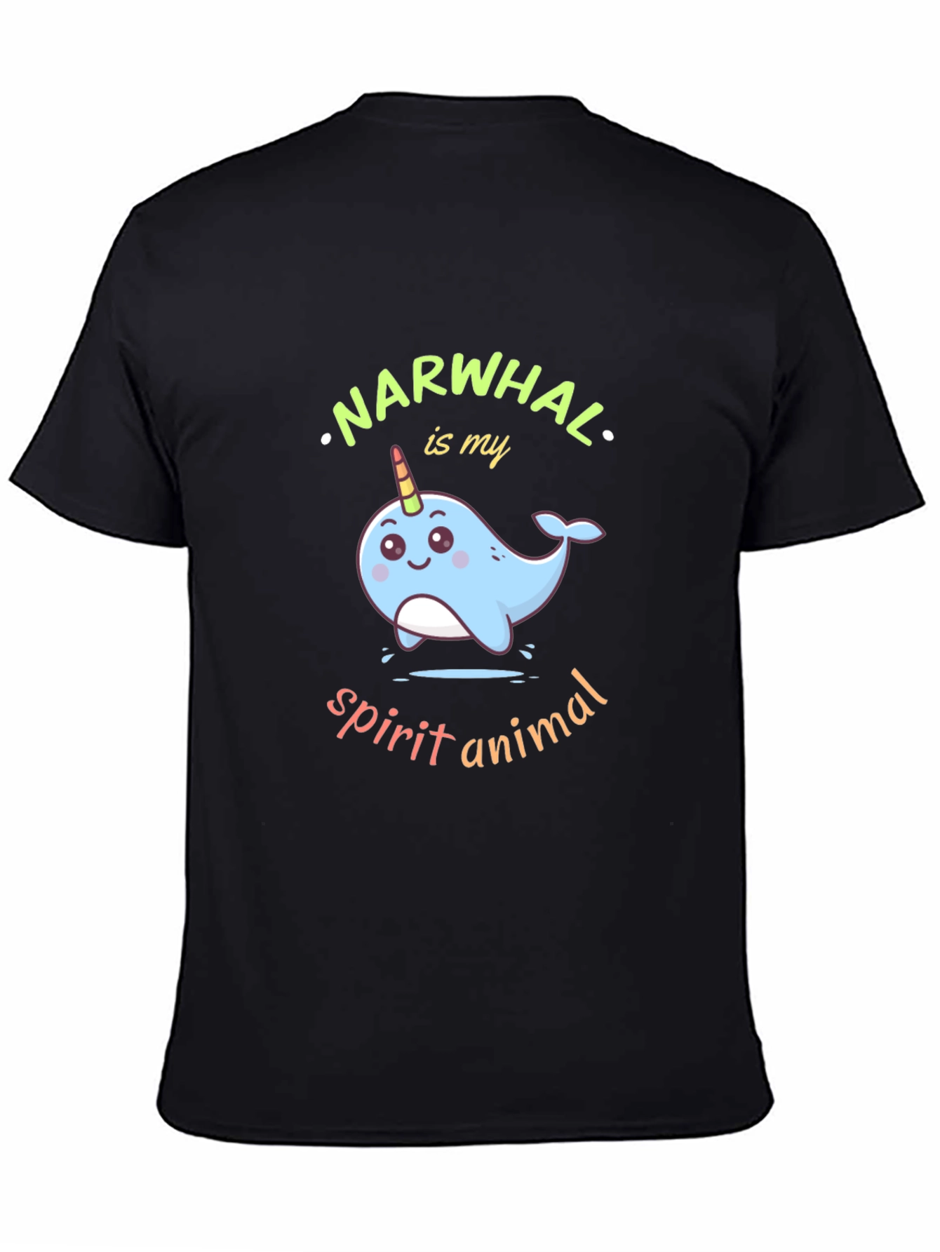 Narwhal Spirit Animal Graphic Tee - Unisex