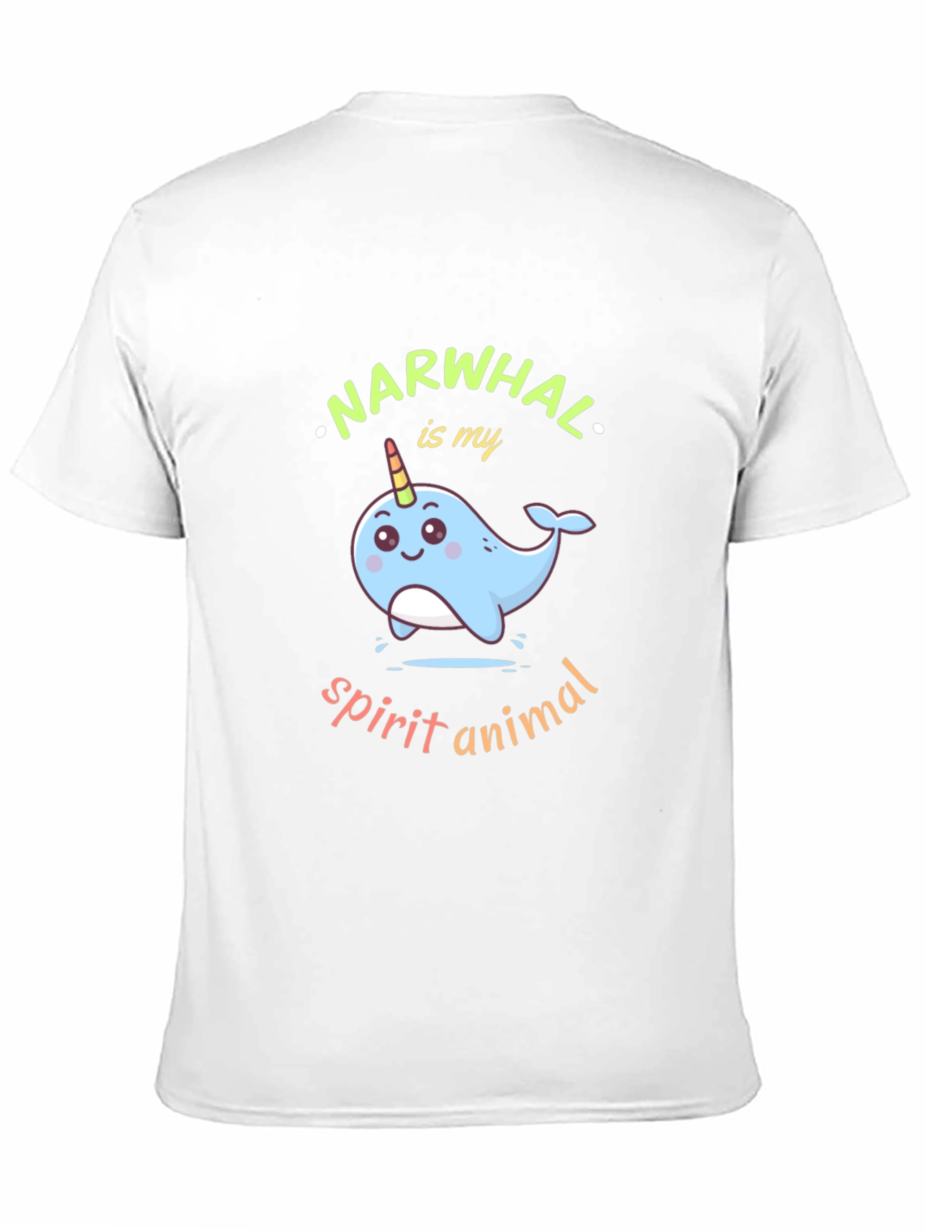 Narwhal Spirit Animal Graphic Tee - Unisex