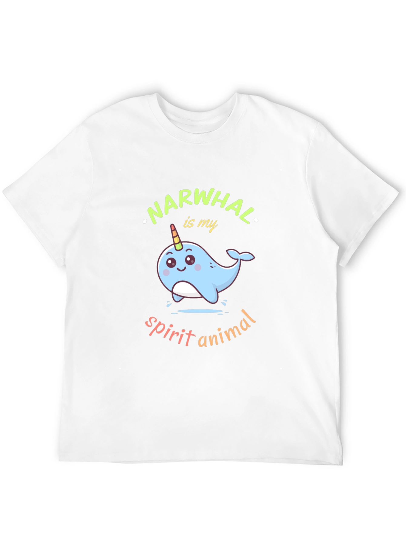 Narwhal Spirit Animal Graphic Tee - Unisex