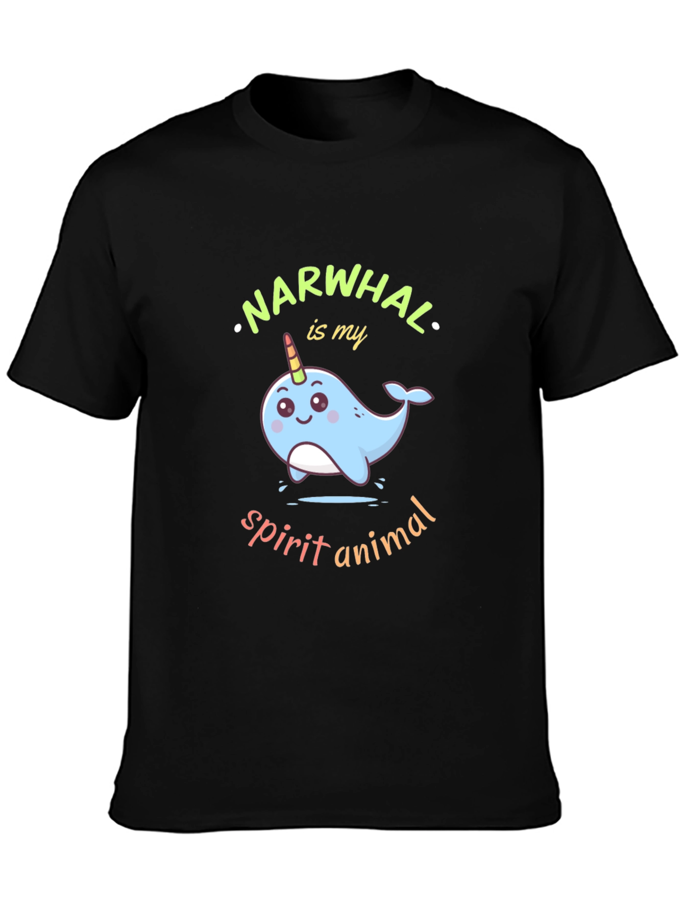 Narwhal Spirit Animal Graphic Tee - Unisex