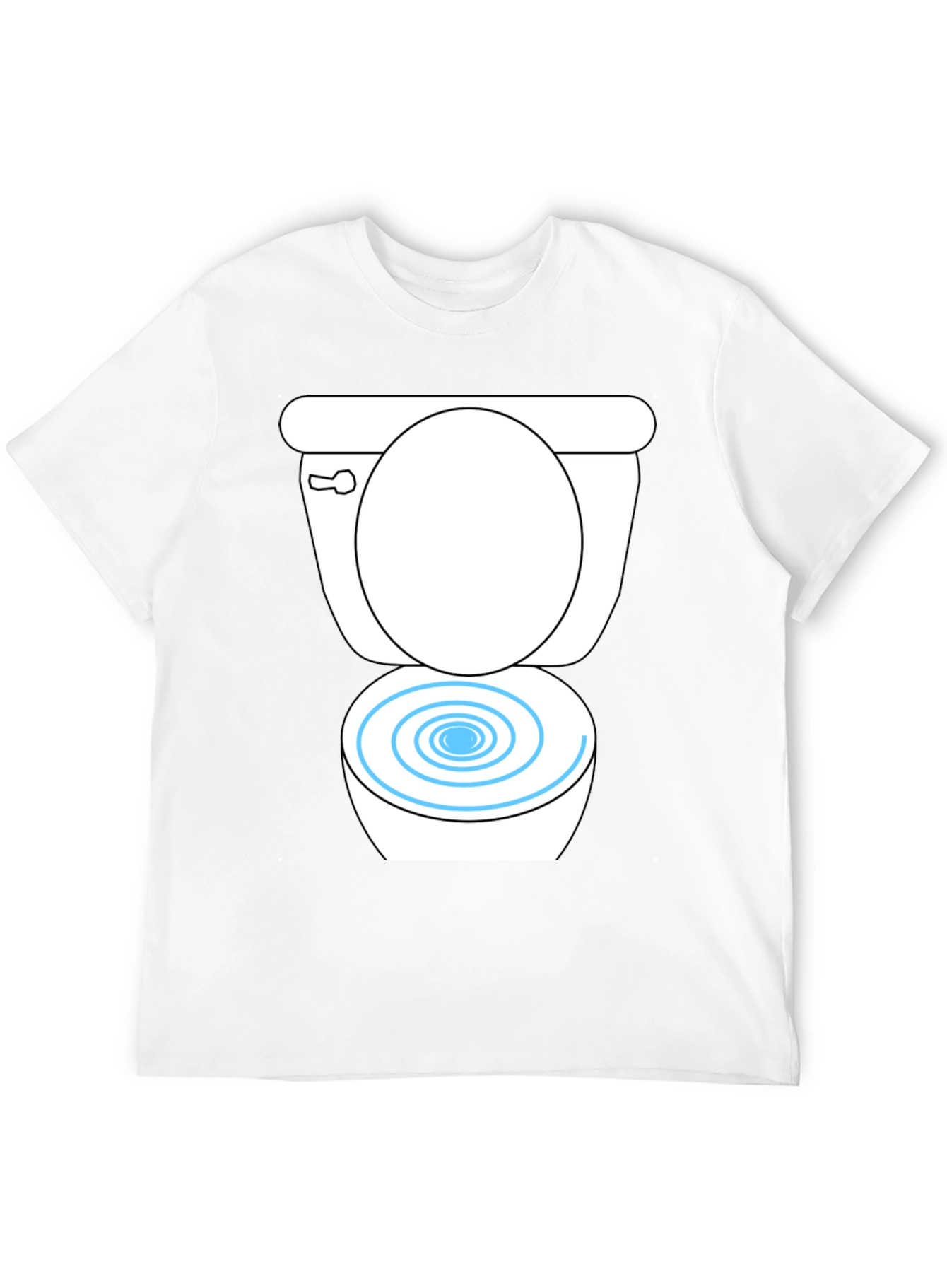 Toilet Bowl Graphic T-Shirt