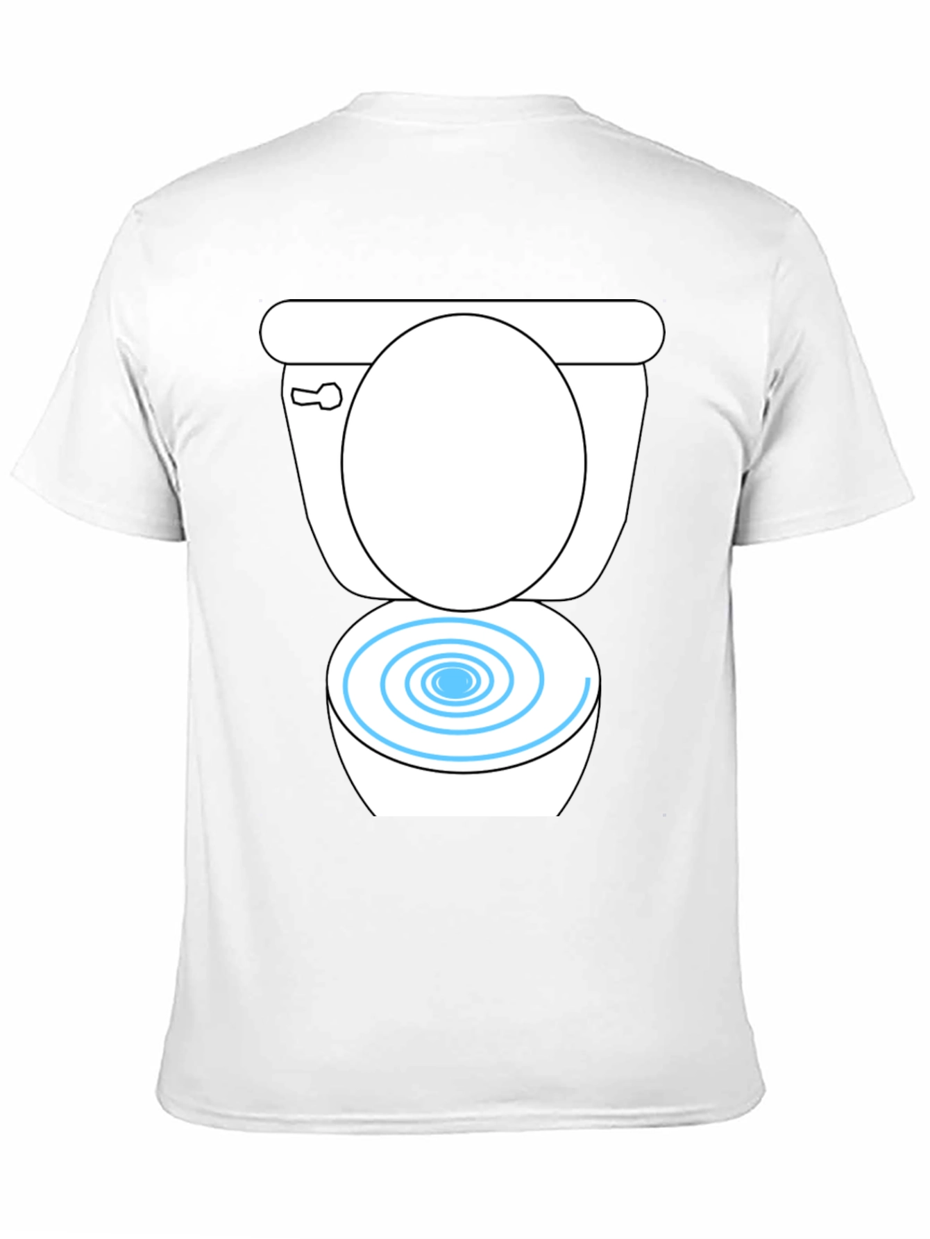 Toilet Bowl Graphic T-Shirt