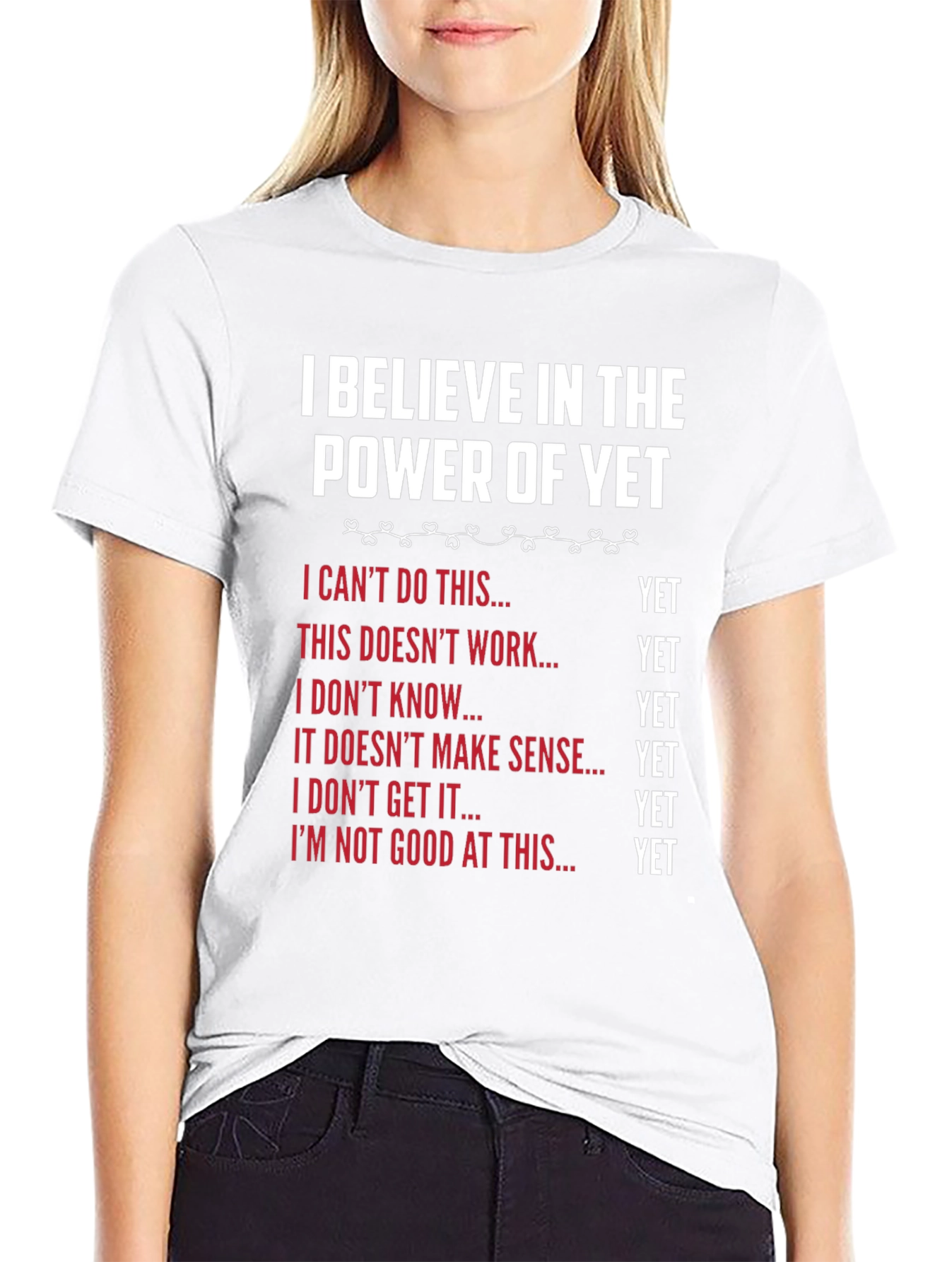 Power of Yet T-Shirt - Motivational Growth Mindset Tee