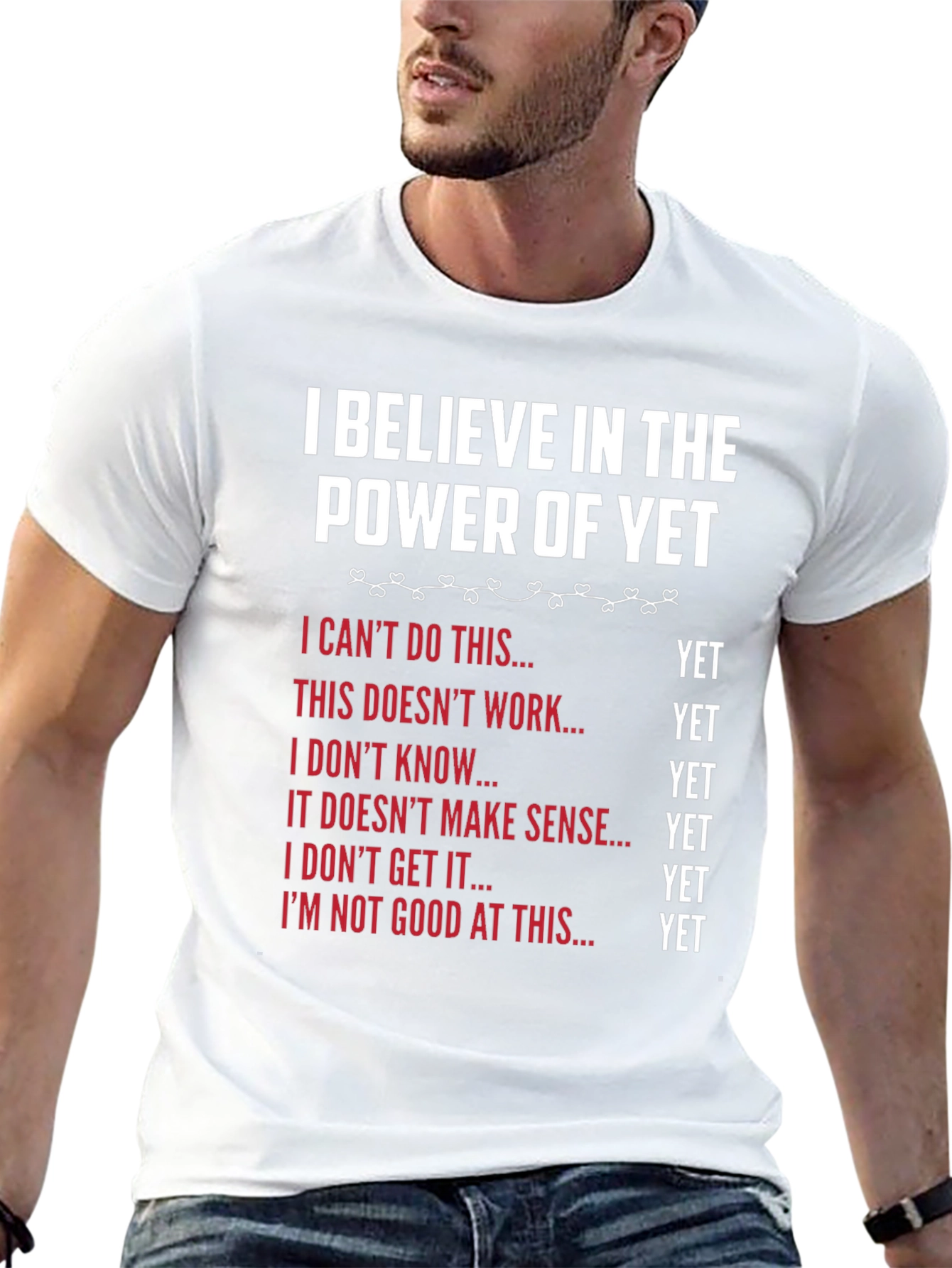 Power of Yet T-Shirt - Motivational Growth Mindset Tee